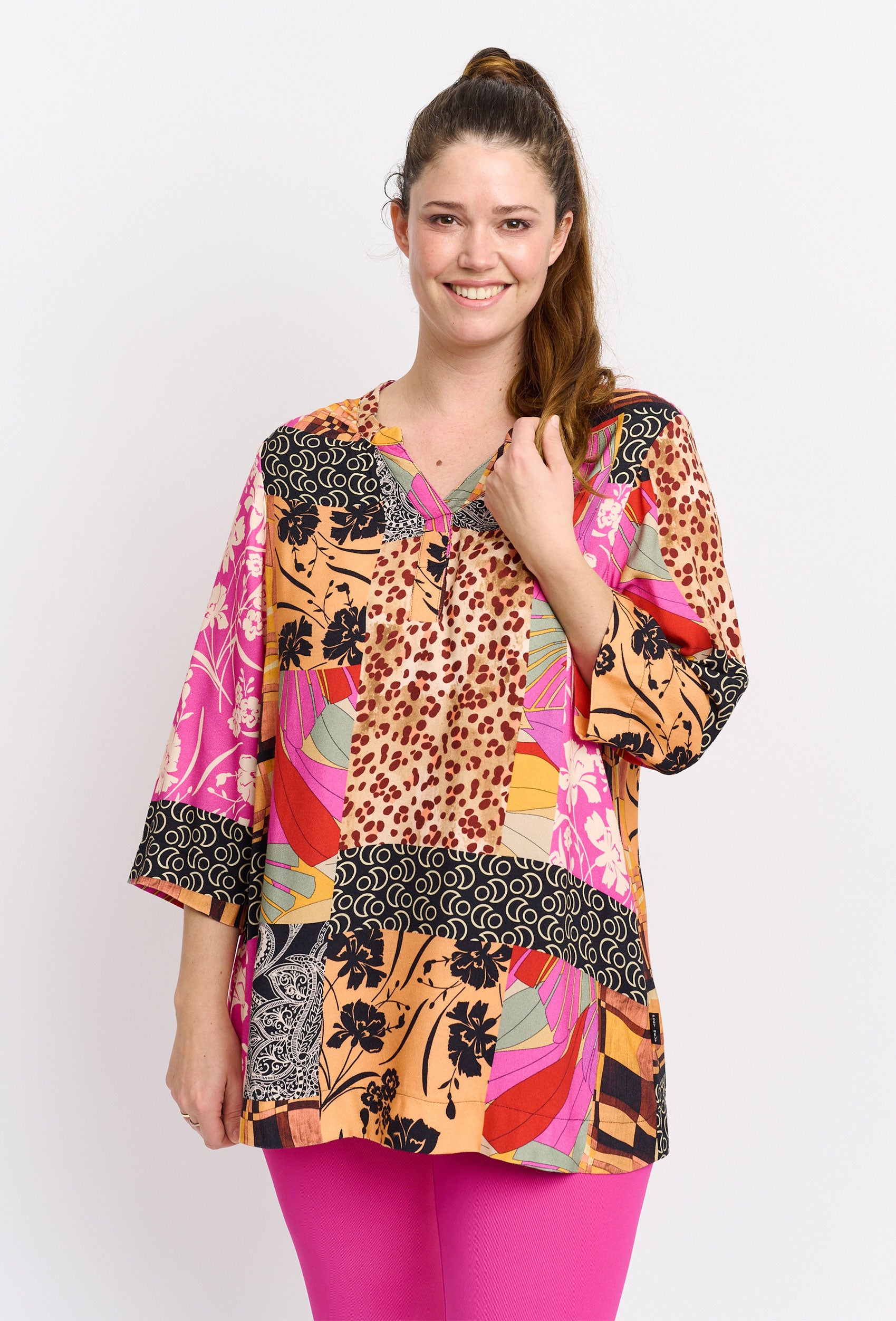 Pont Neuf PNFrancy Tea Tunikaer 163 Fuchsia