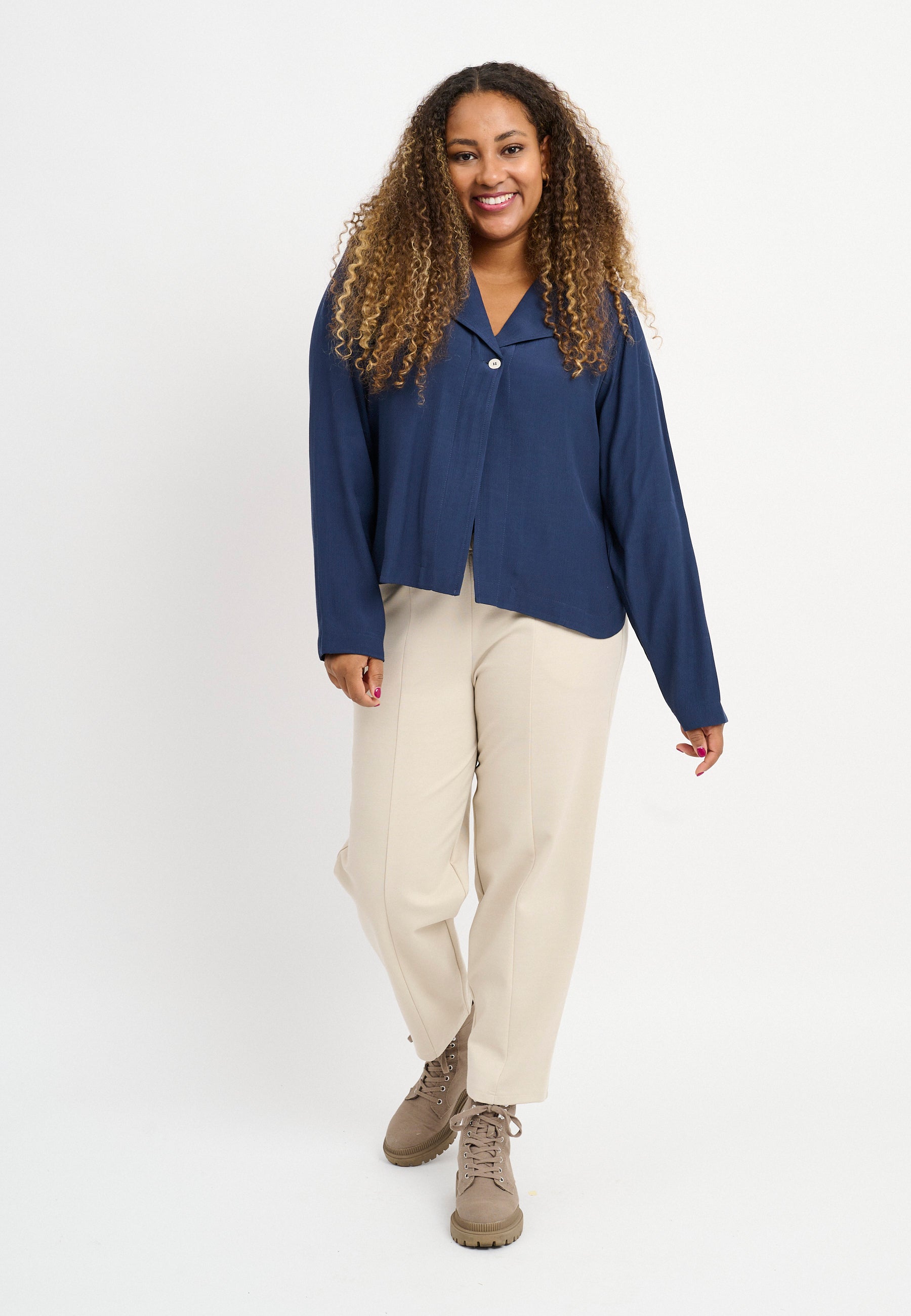 Pont Neuf PNFreda Cardigan 5999 NAVY BLUE