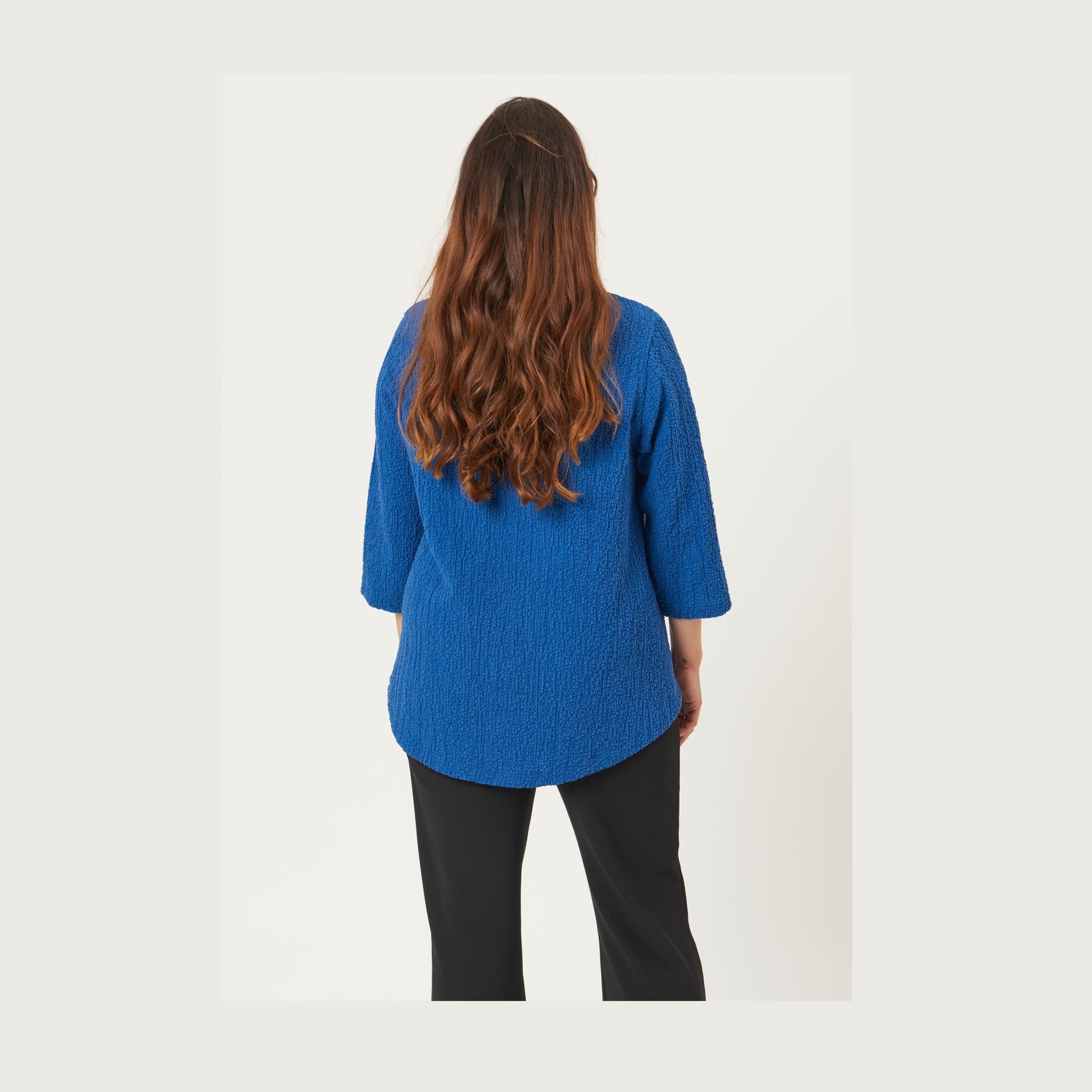 Pont Neuf PNGeogina Bluser 266 Cobalt Blue