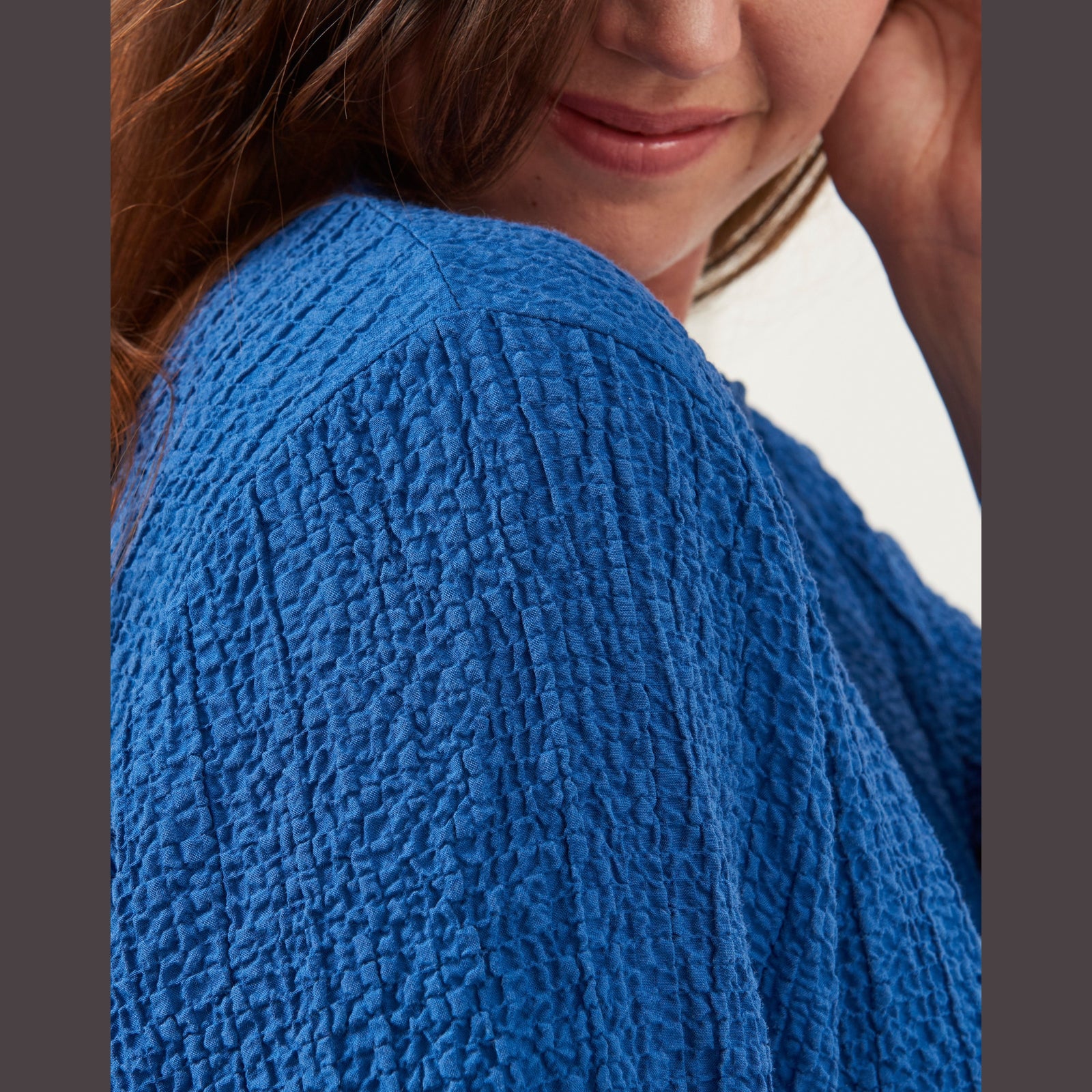 Pont Neuf PNGeogina Bluser 266 Cobalt Blue