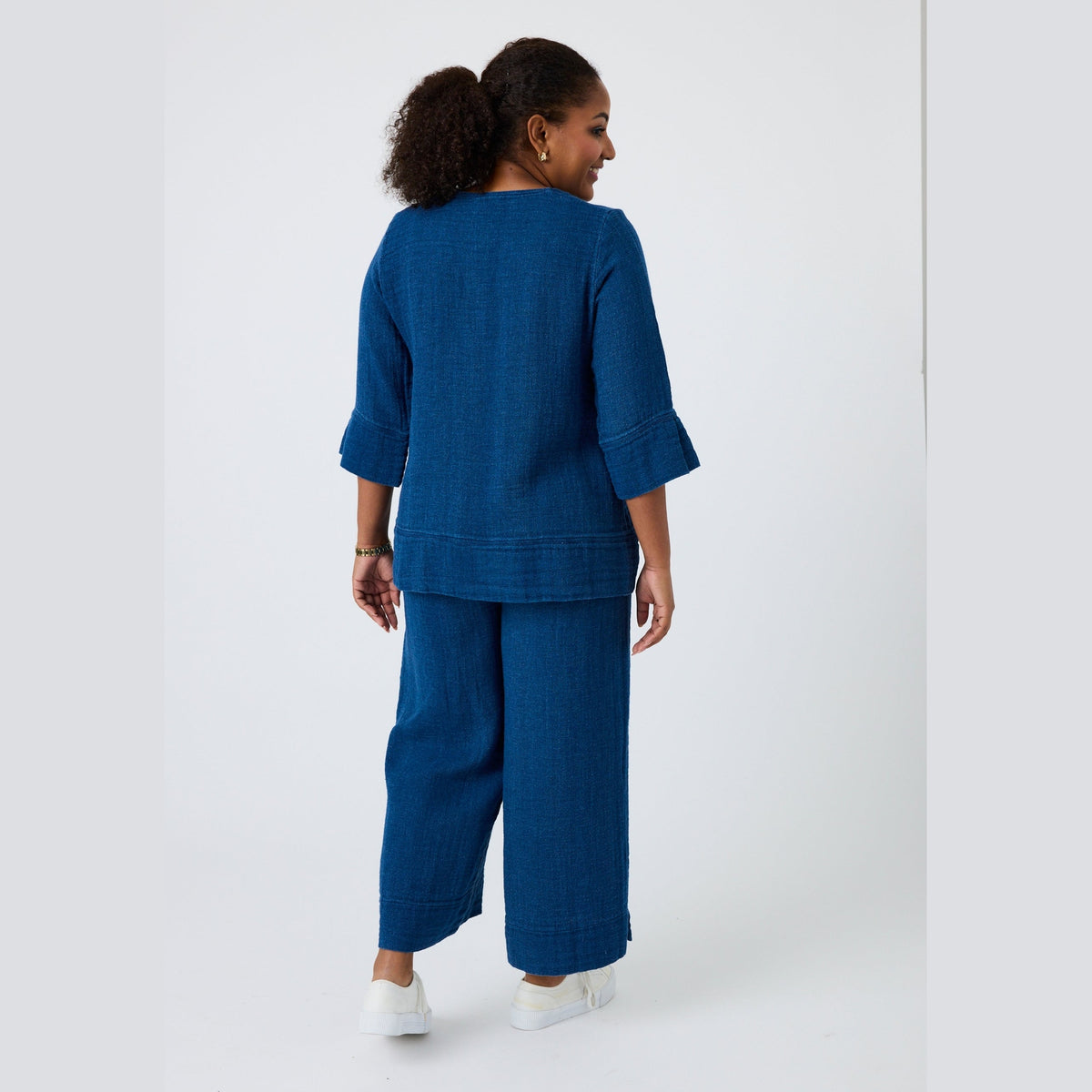 Pont Neuf PNHadil Bluser 5275 Denim blue