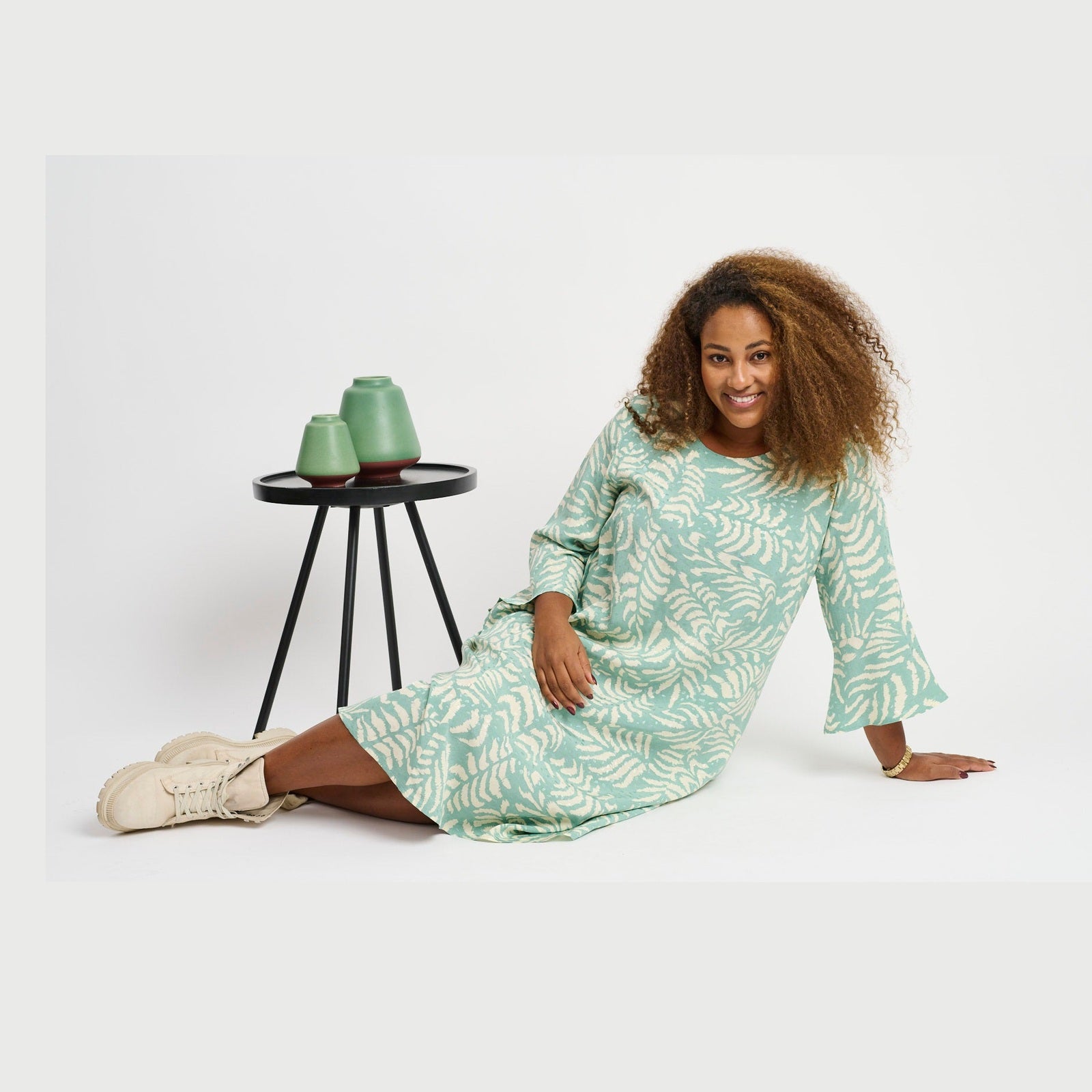 Pont Neuf PNHarriet Kjoler 3506 Khaki Green