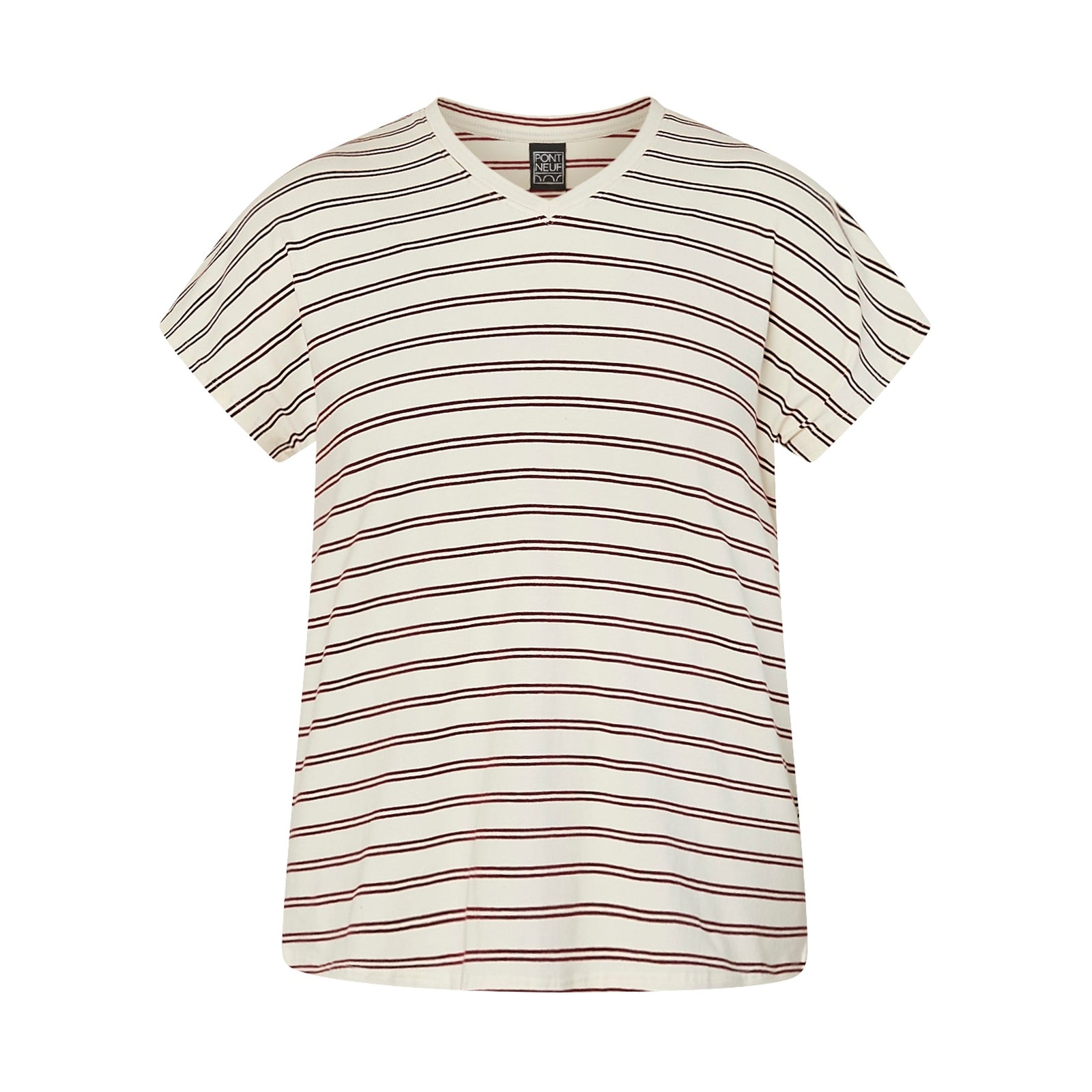 Pont Neuf PNHawi T-Shirt 2999 BORDEAUX RED