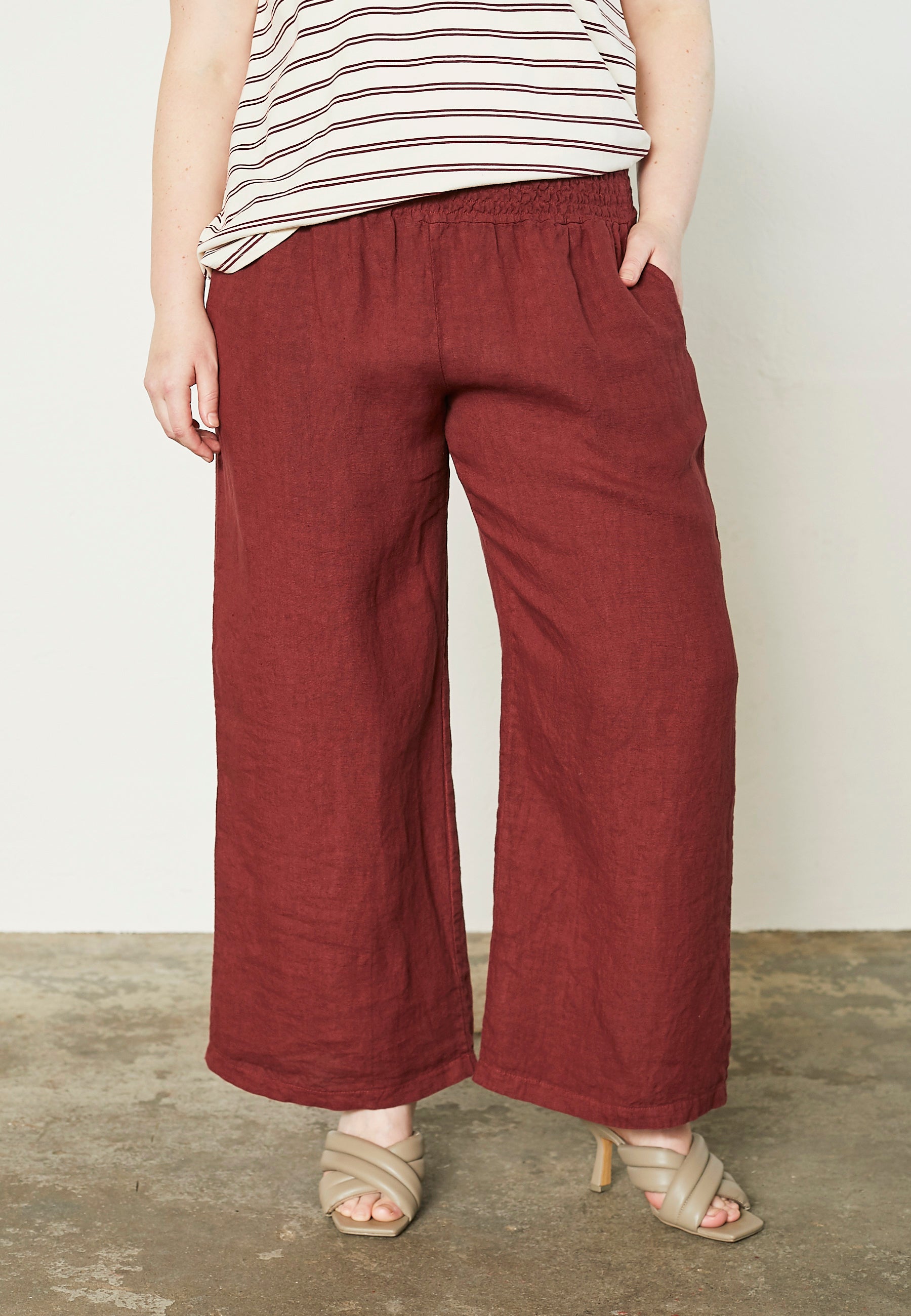 Pont Neuf PNHibba Bukser 2999 BORDEAUX RED