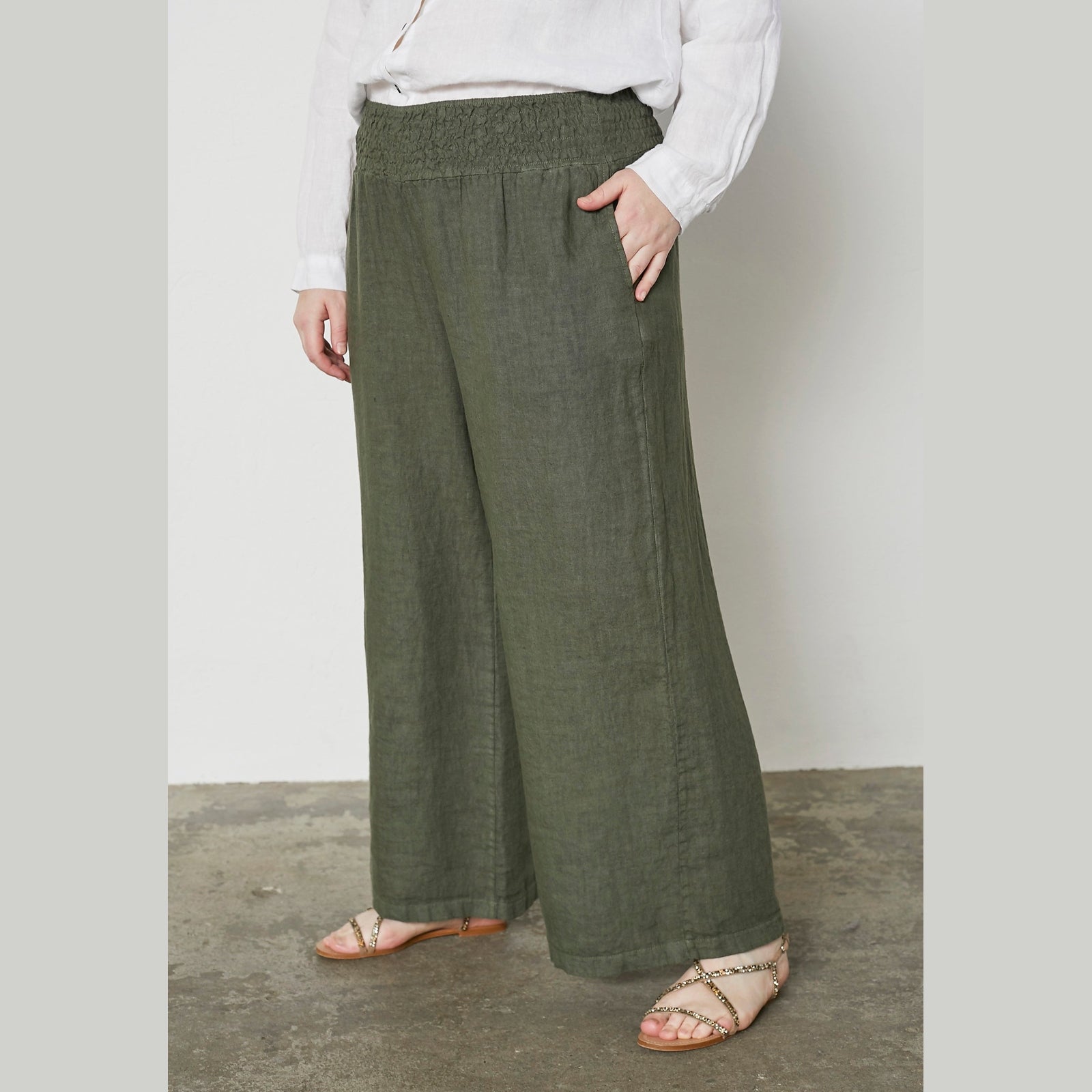 Pont Neuf PNHibba Bukser 3506 Khaki Green