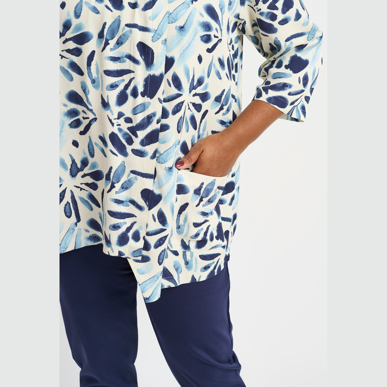 Pont Neuf PNHilma Bluser 5300 Cornflower Blue