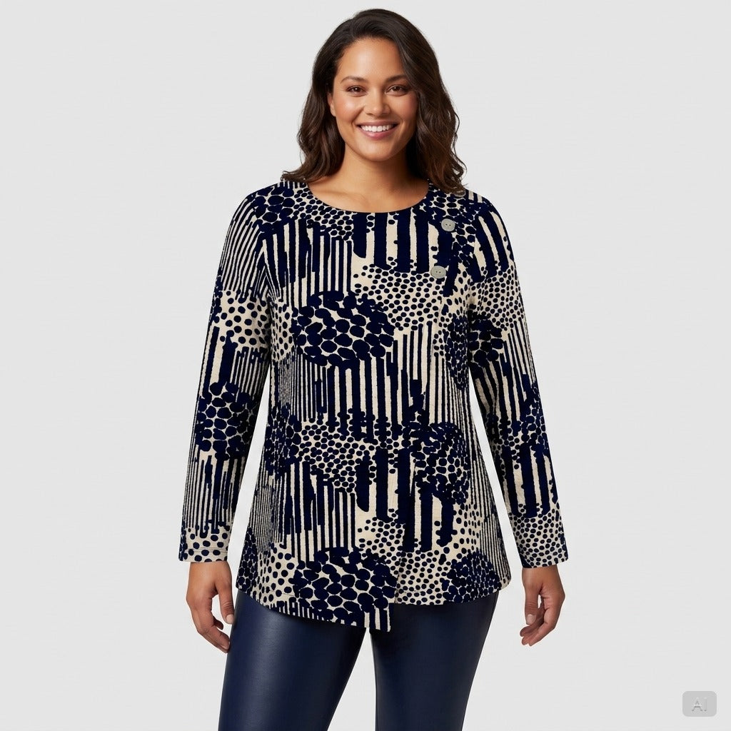 Pont Neuf PNInessa Mie Bluser 5999 NAVY BLUE