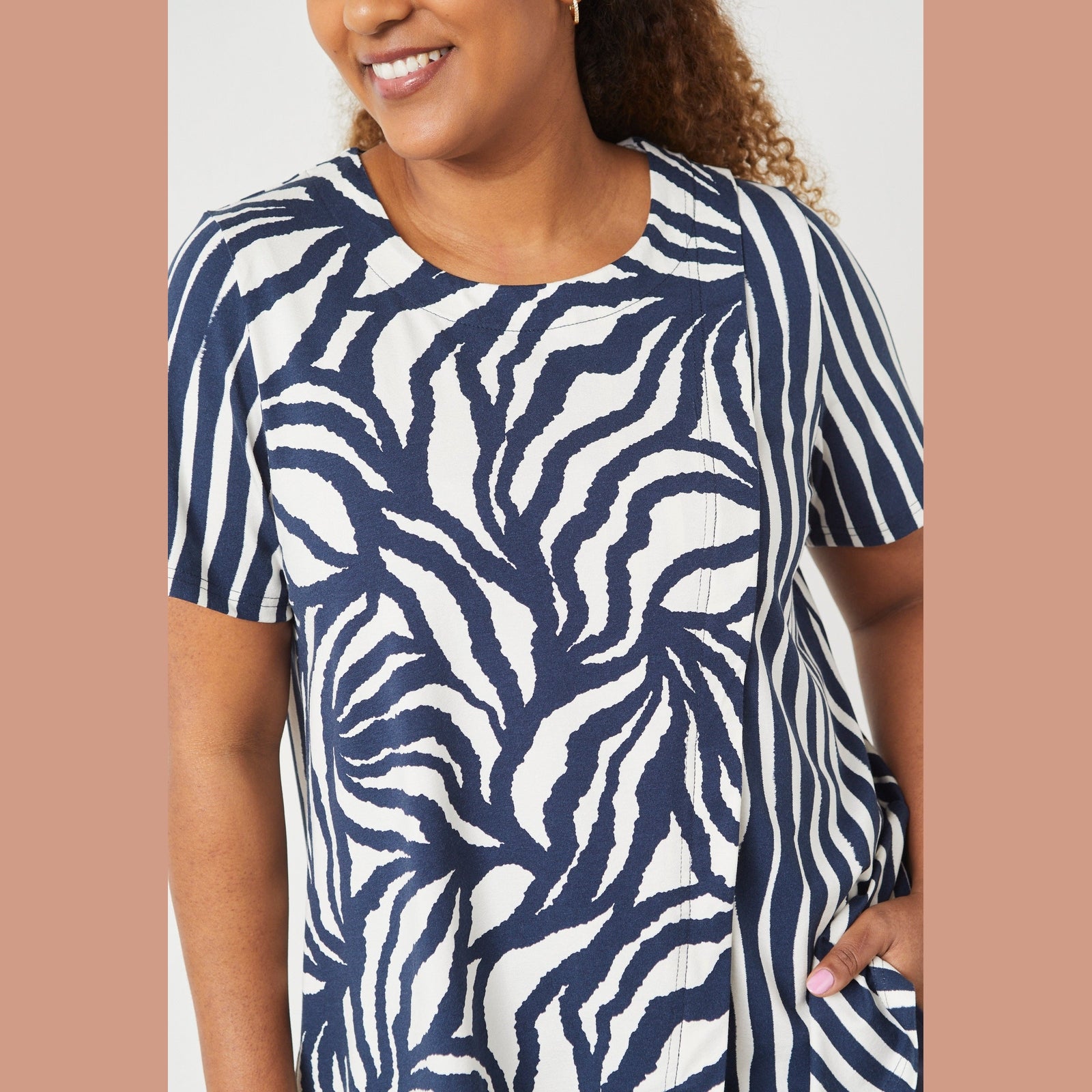 Pont Neuf PNInessa Sia T-Shirt 5999 NAVY BLUE