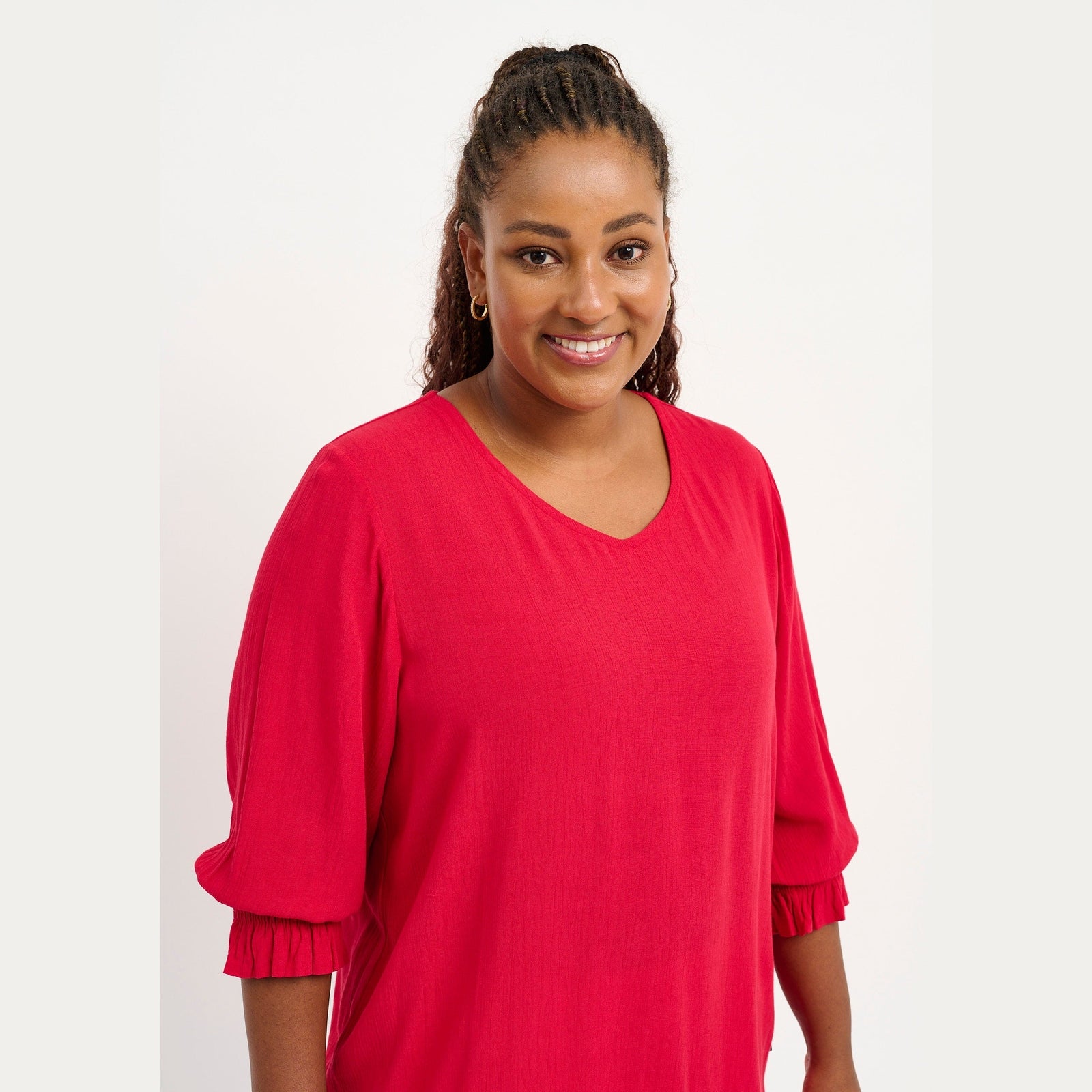 Pont Neuf PNIrvine Bluser 354 Warm Red