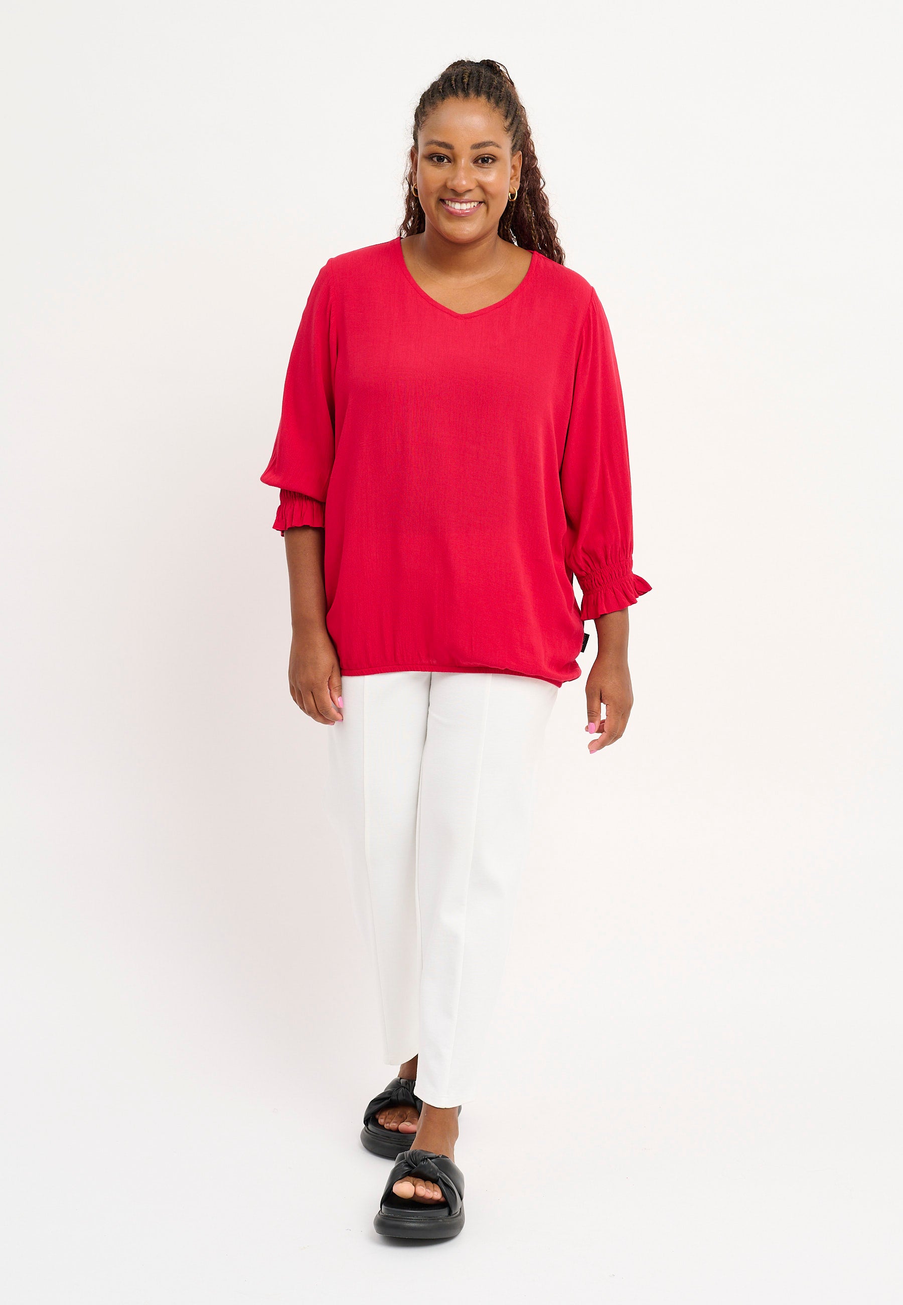 Pont Neuf PNIrvine Bluser 354 Warm Red