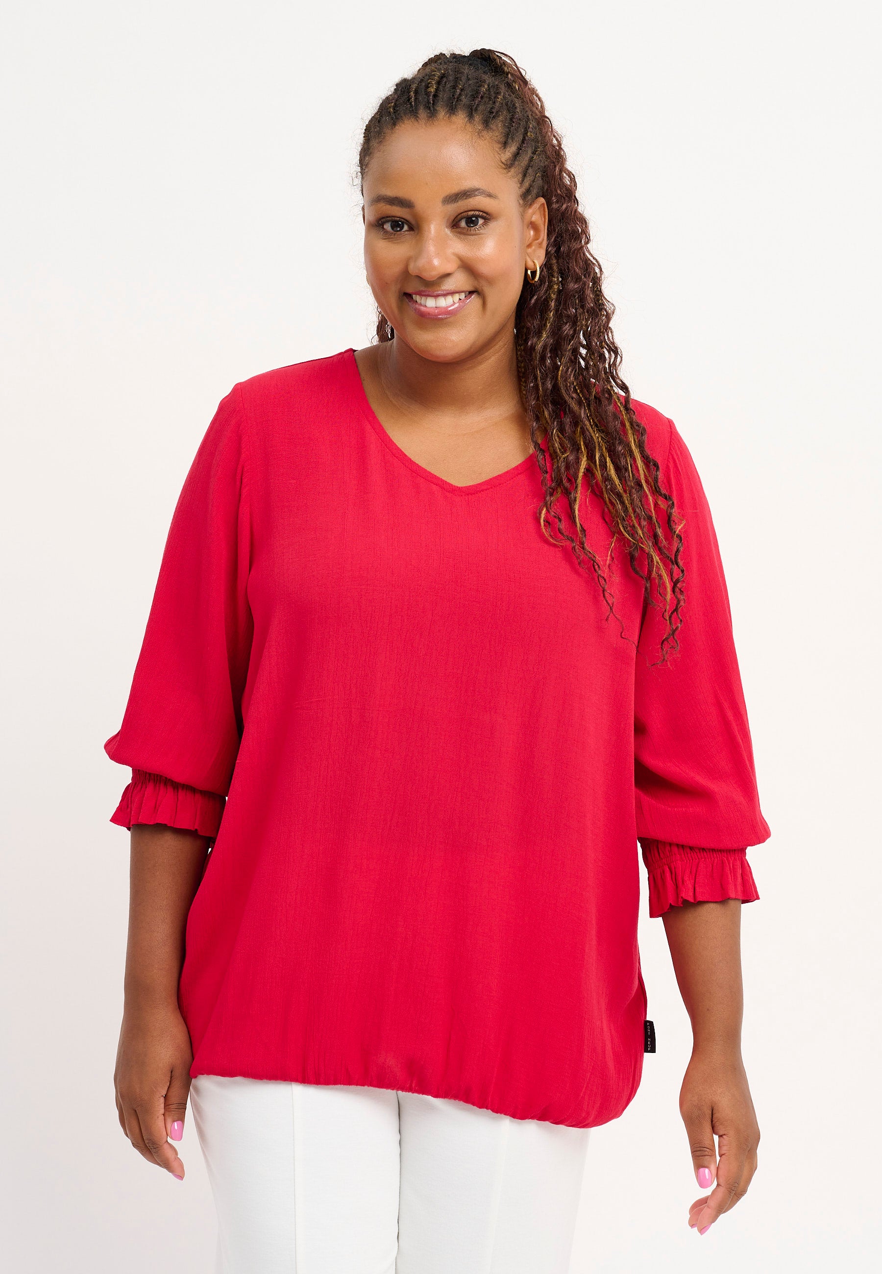 Pont Neuf PNIrvine Bluser 354 Warm Red