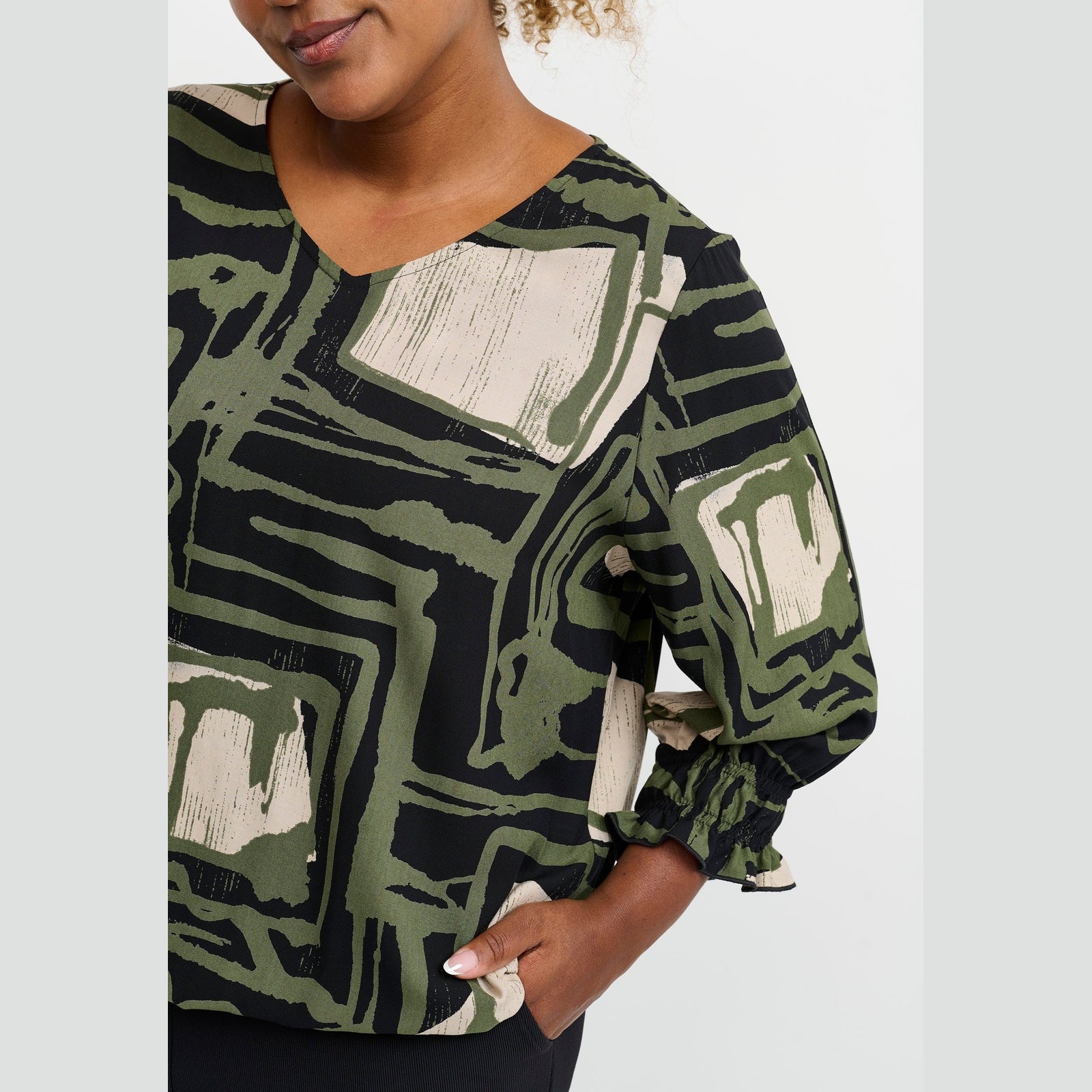 Pont Neuf PNIrvine Bluser 3620 Forest Green