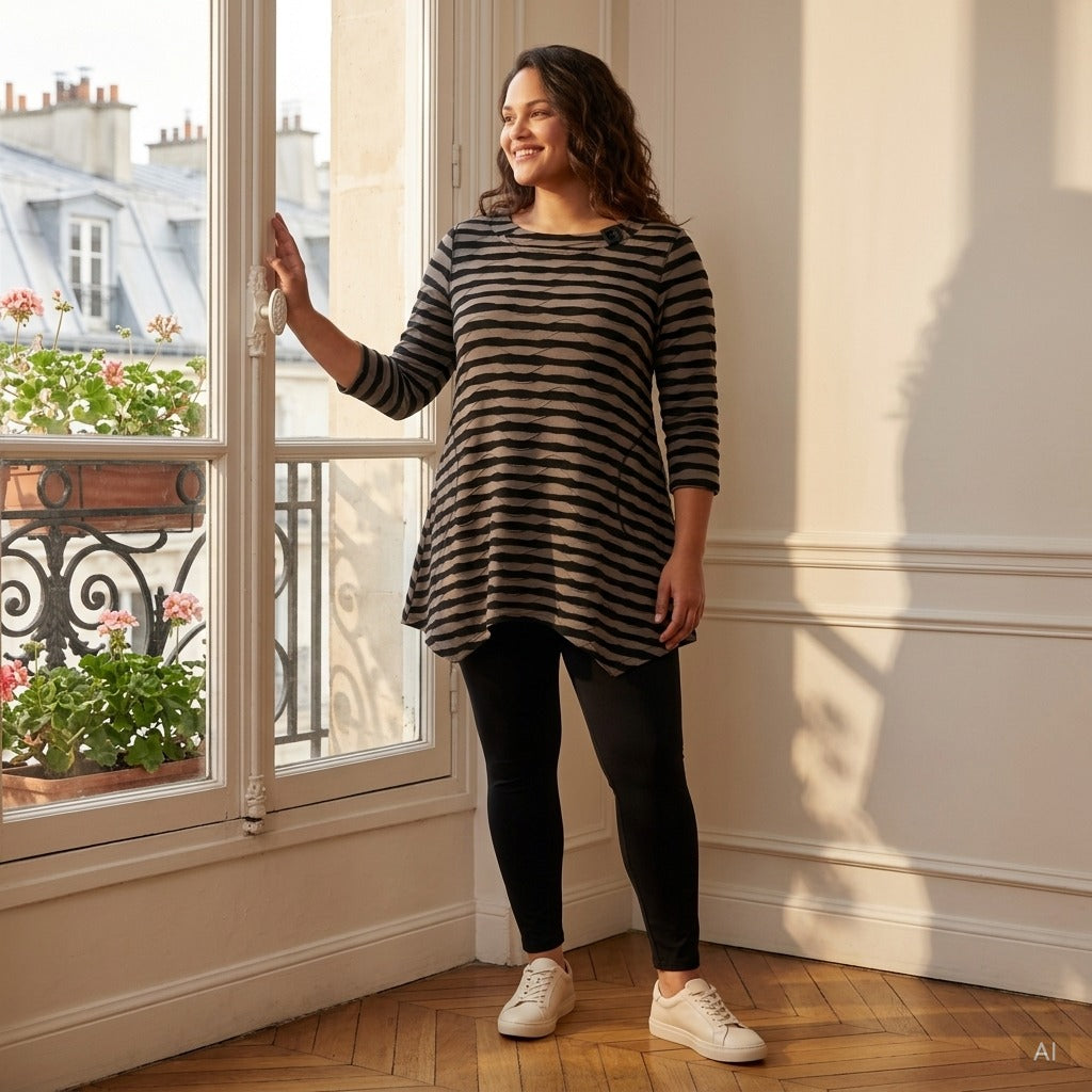 Pont Neuf PNIsabella Tunikaer 117 Dark Taupe