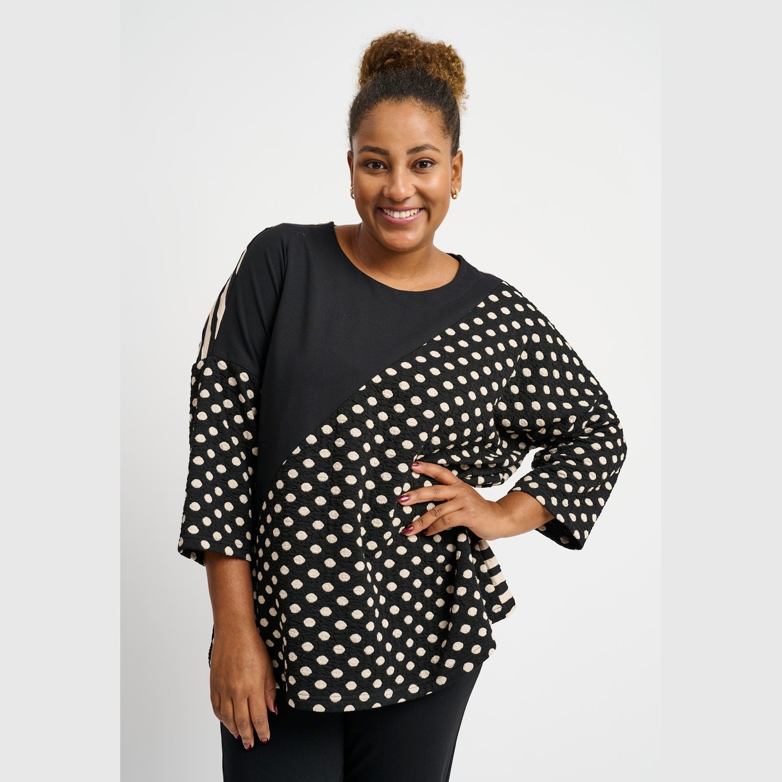 Pont Neuf PNJamina Bluser 9999 BLACK