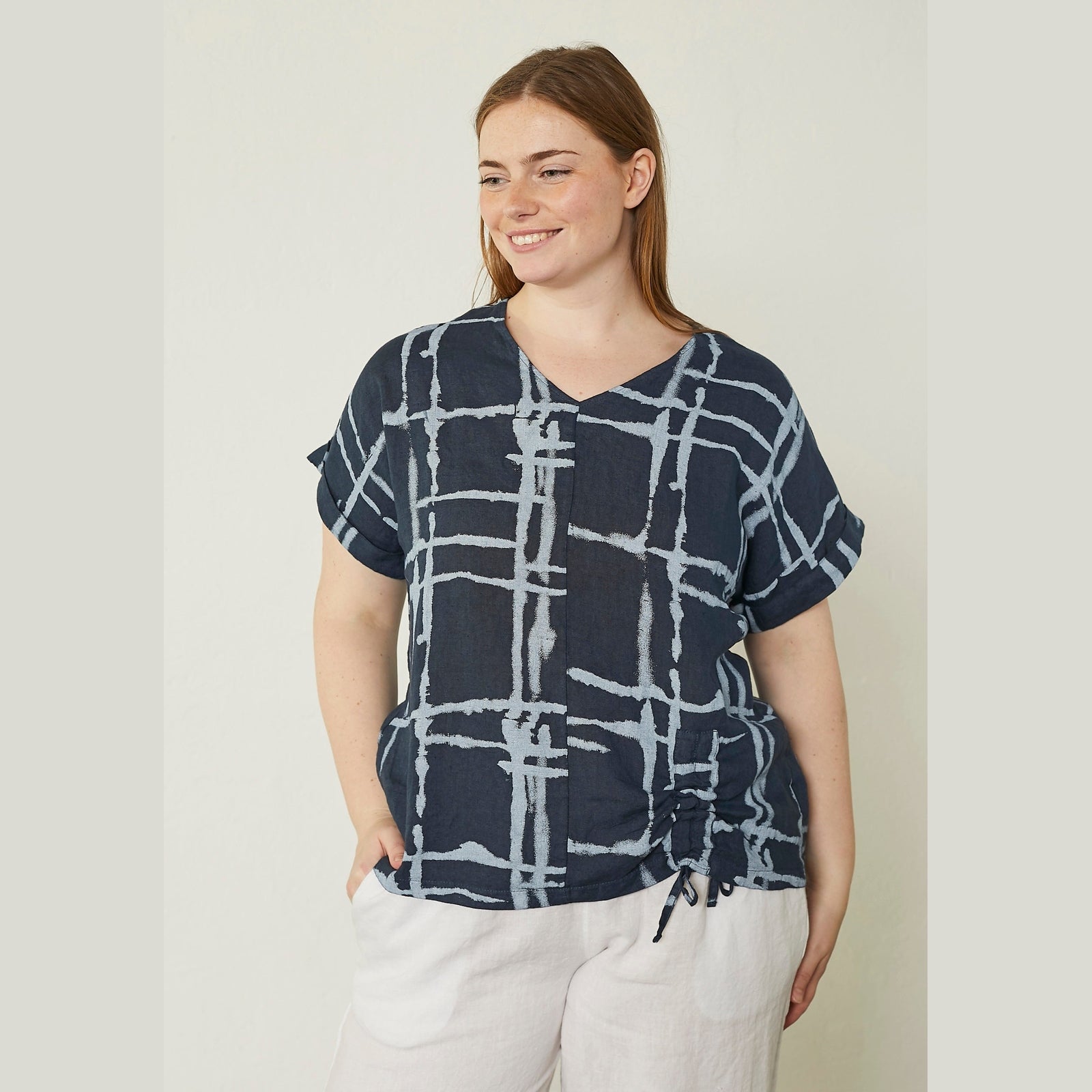 Pont Neuf PNJasna Bluser 5999 NAVY BLUE