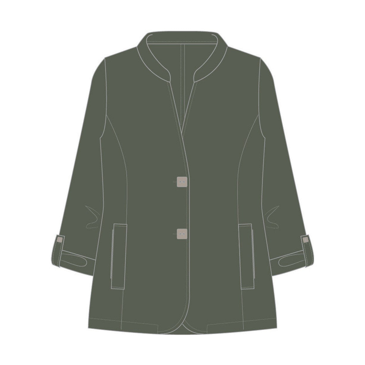 Pont Neuf PNJie Jakker 3506 Khaki Green