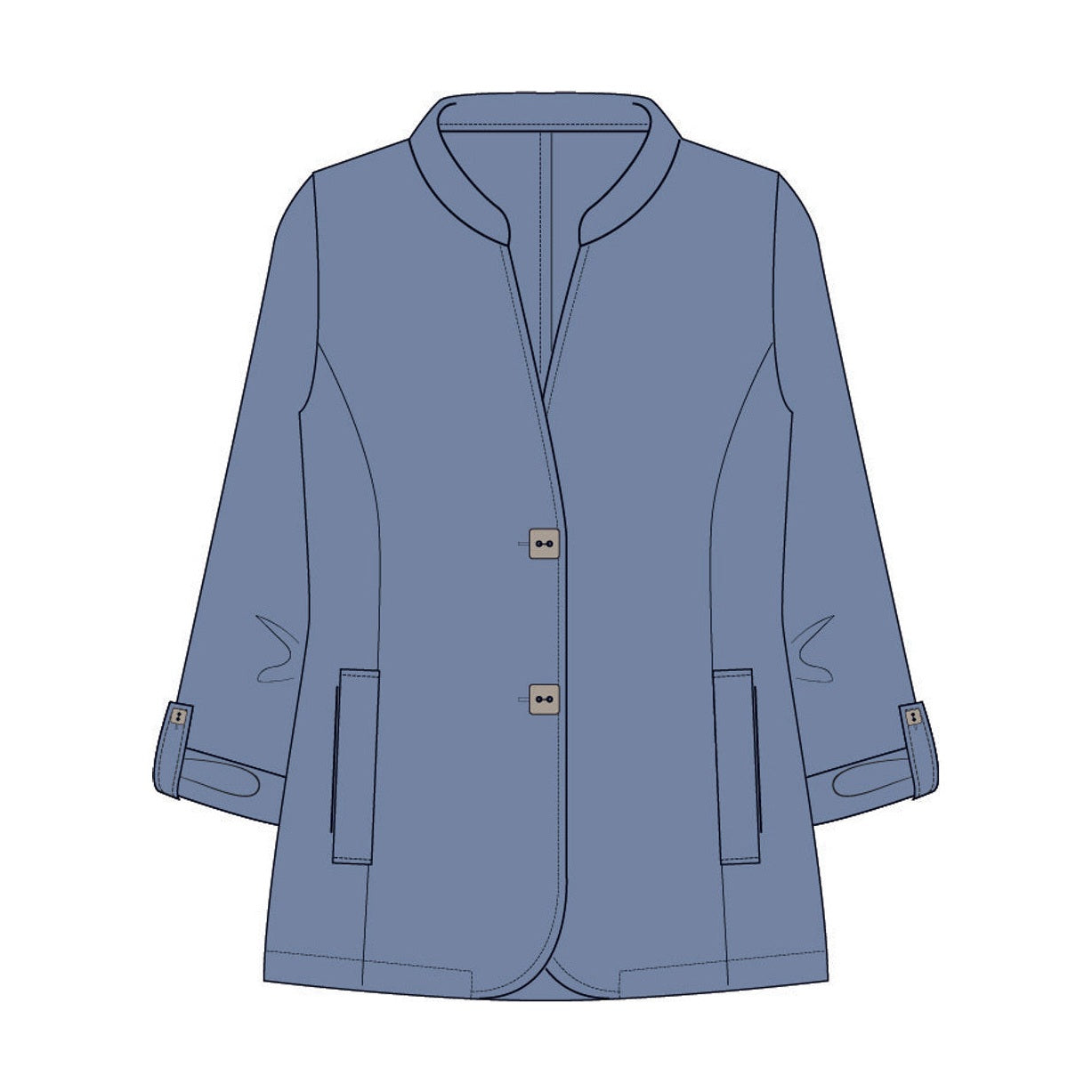 Pont Neuf PNJie Jakker 5501 DENIM BLUE