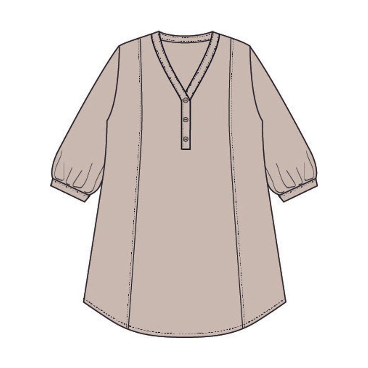 Pont Neuf PNJoelle Bluser 1111 Cashmere