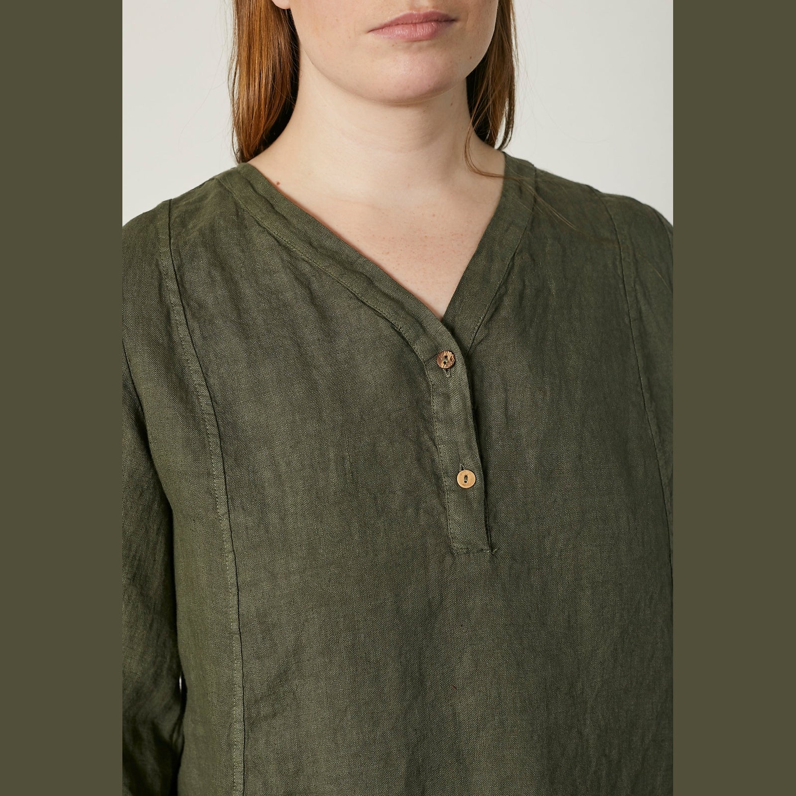 Pont Neuf PNJoelle Bluser 3506 Khaki Green