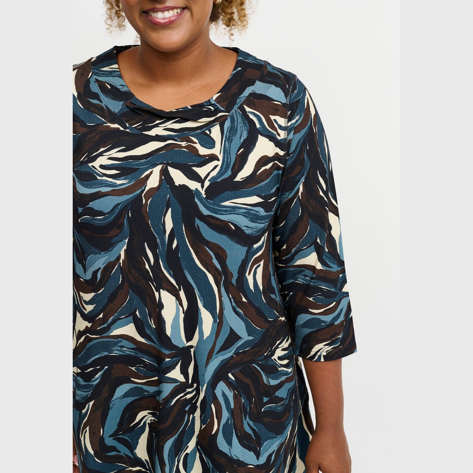 Pont Neuf PNJola Tea Tunikaer 5555 Steel Blue