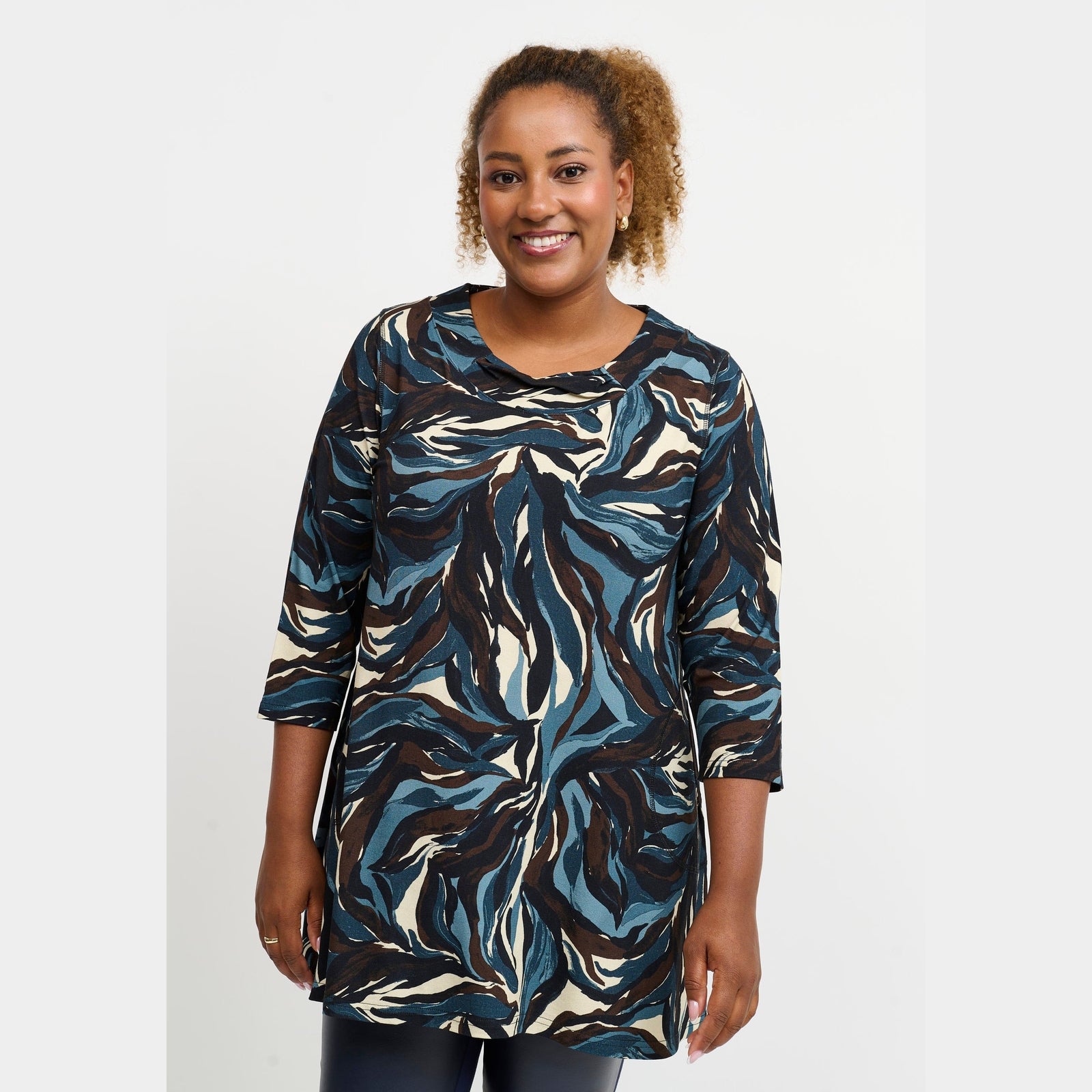 Pont Neuf PNJola Tea Tunikaer 5555 Steel Blue