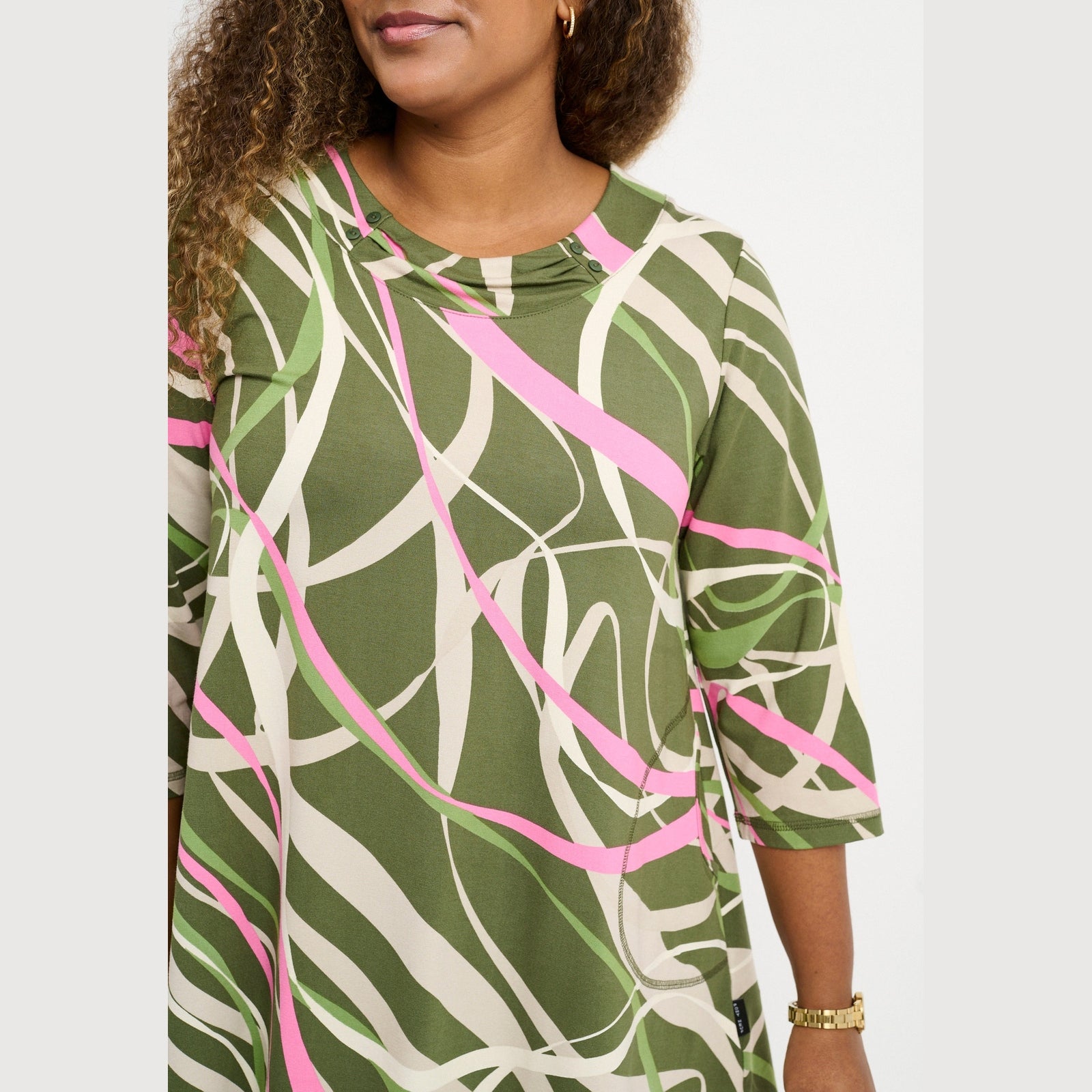 Pont Neuf PNJola tea Tunikaer 3506 Khaki Green