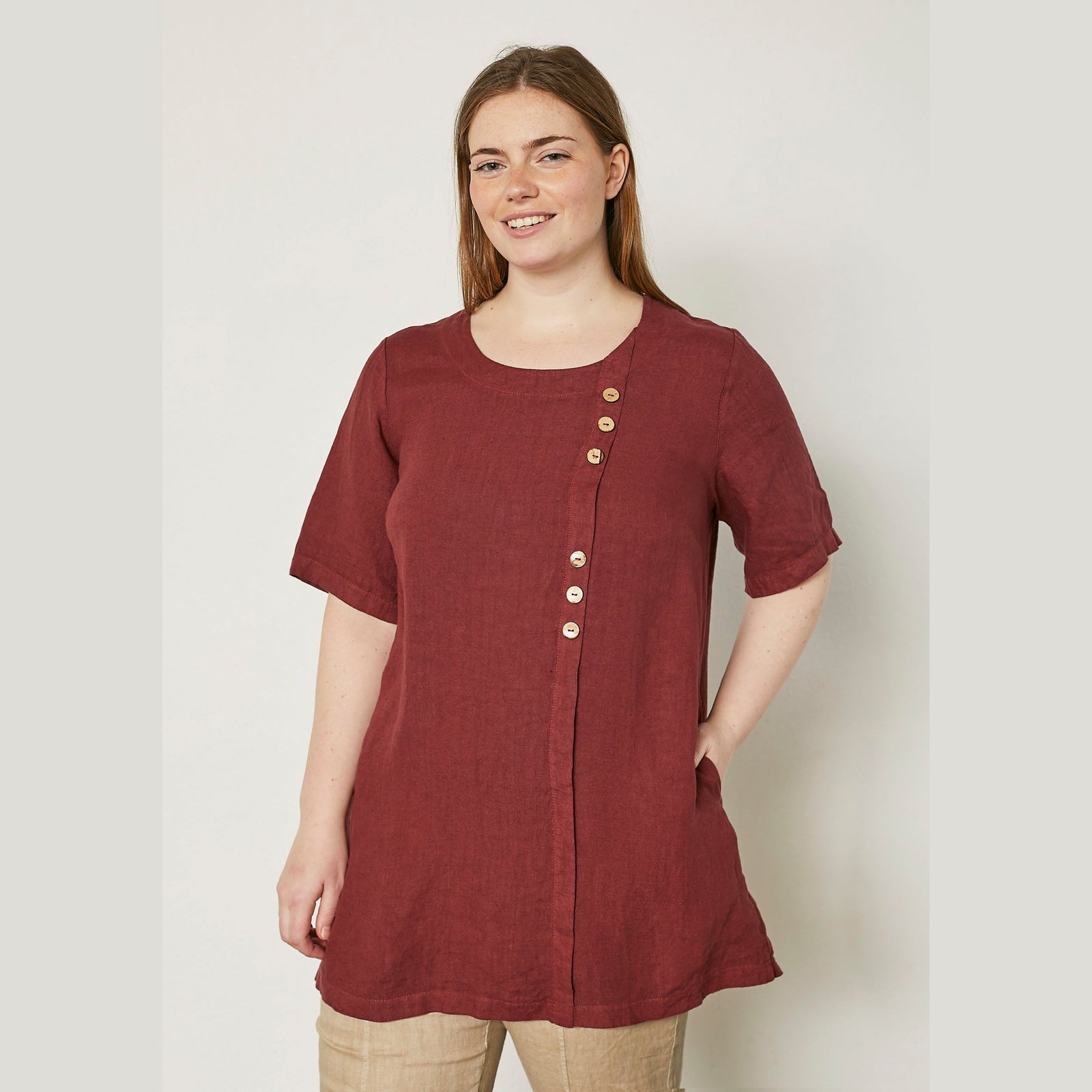 Pont Neuf PNJudy Tunikaer 2999 BORDEAUX RED