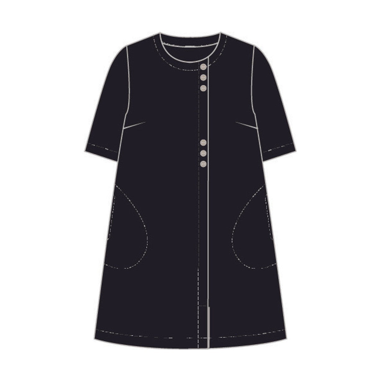 Pont Neuf PNJudy Tunikaer 9999 BLACK