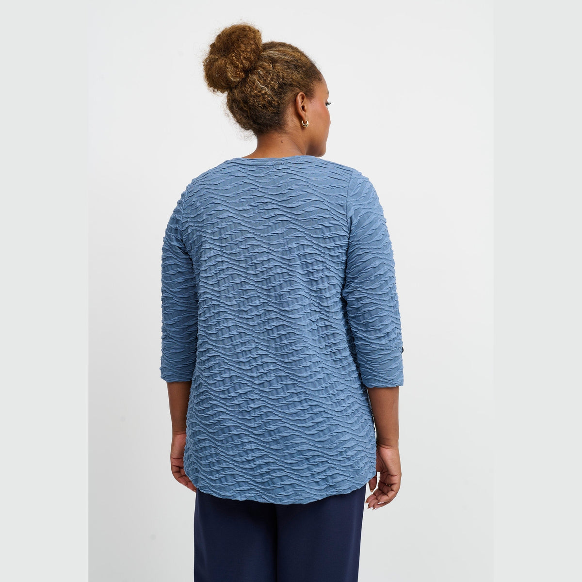 Pont Neuf PNKenya Bluser 5555 Steel Blue