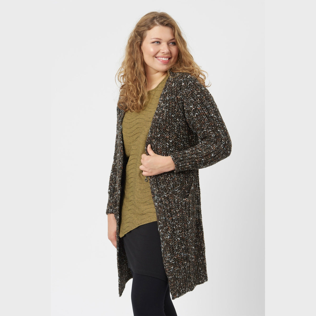 Pont Neuf PNKit Knit Cardigan 824 Choko