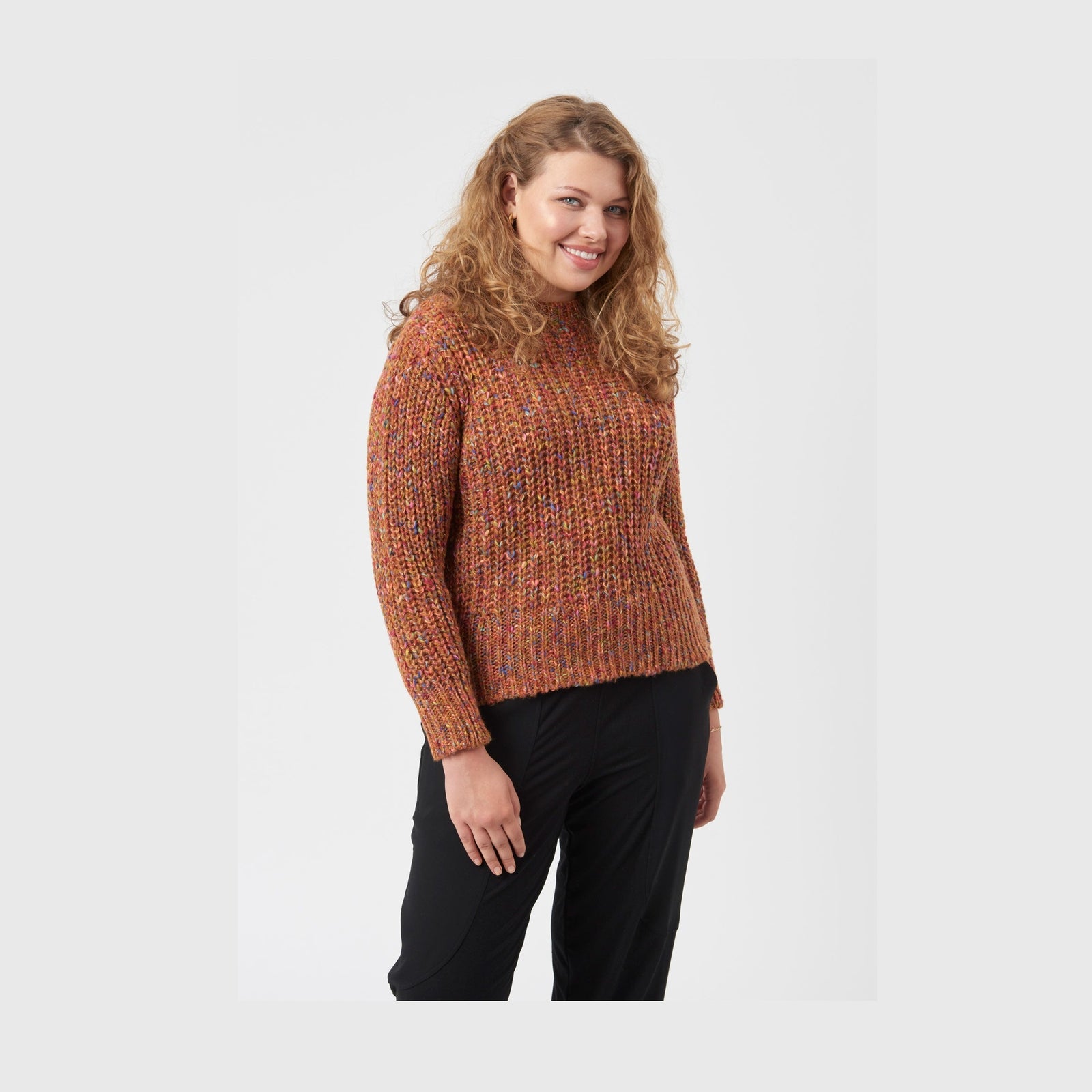Pont Neuf PNKiwi Knit Pullover 316 Burned red