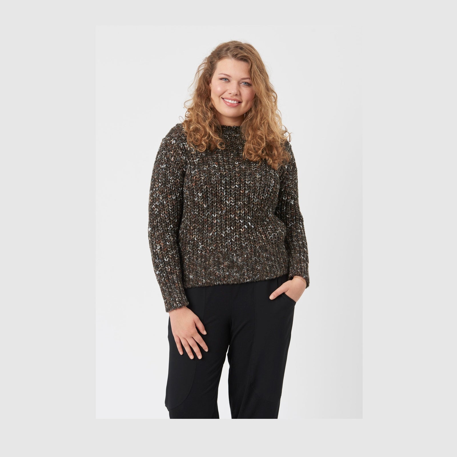 Pont Neuf PNKiwi Knit Pullover 824 Choko