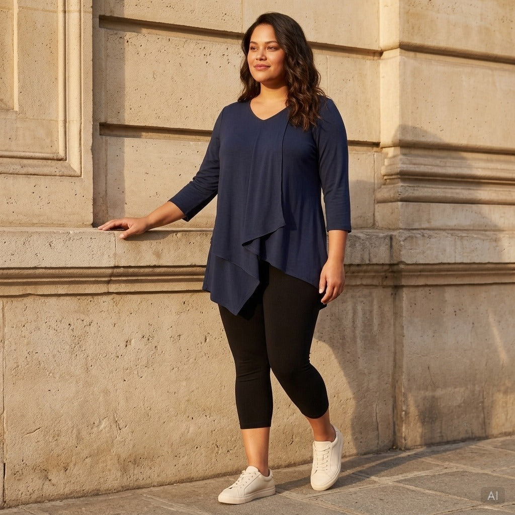 Pont Neuf PNLara Bluser 574 Navy