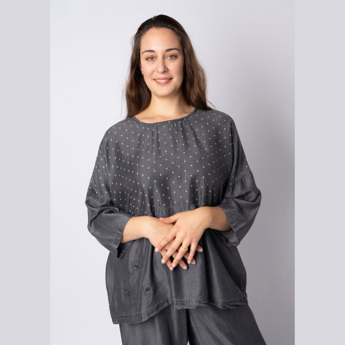 Pont Neuf PNLauren Bluser 9900 ANTRACITE