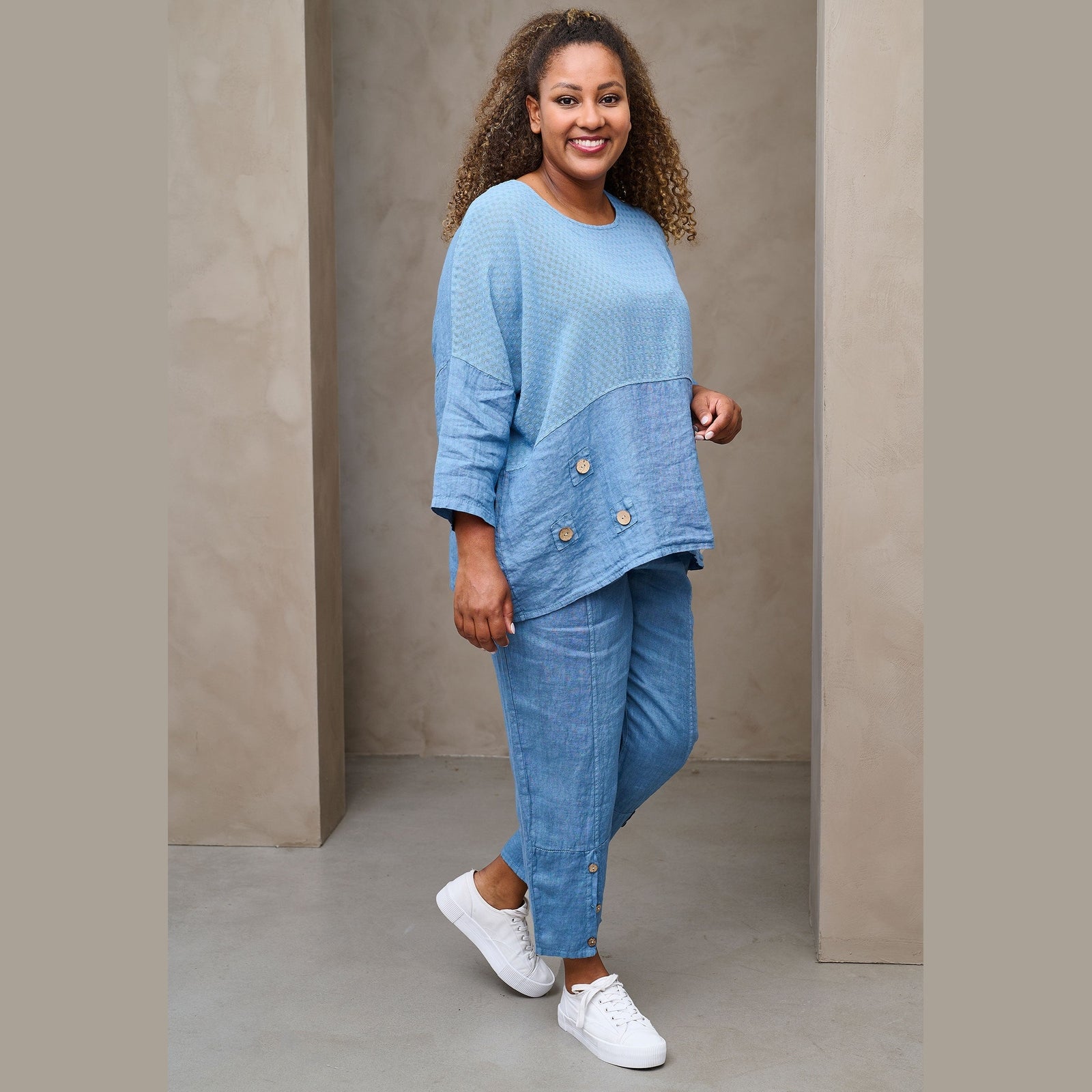 Pont Neuf PNLauren Bluser 5250 Soft Blue