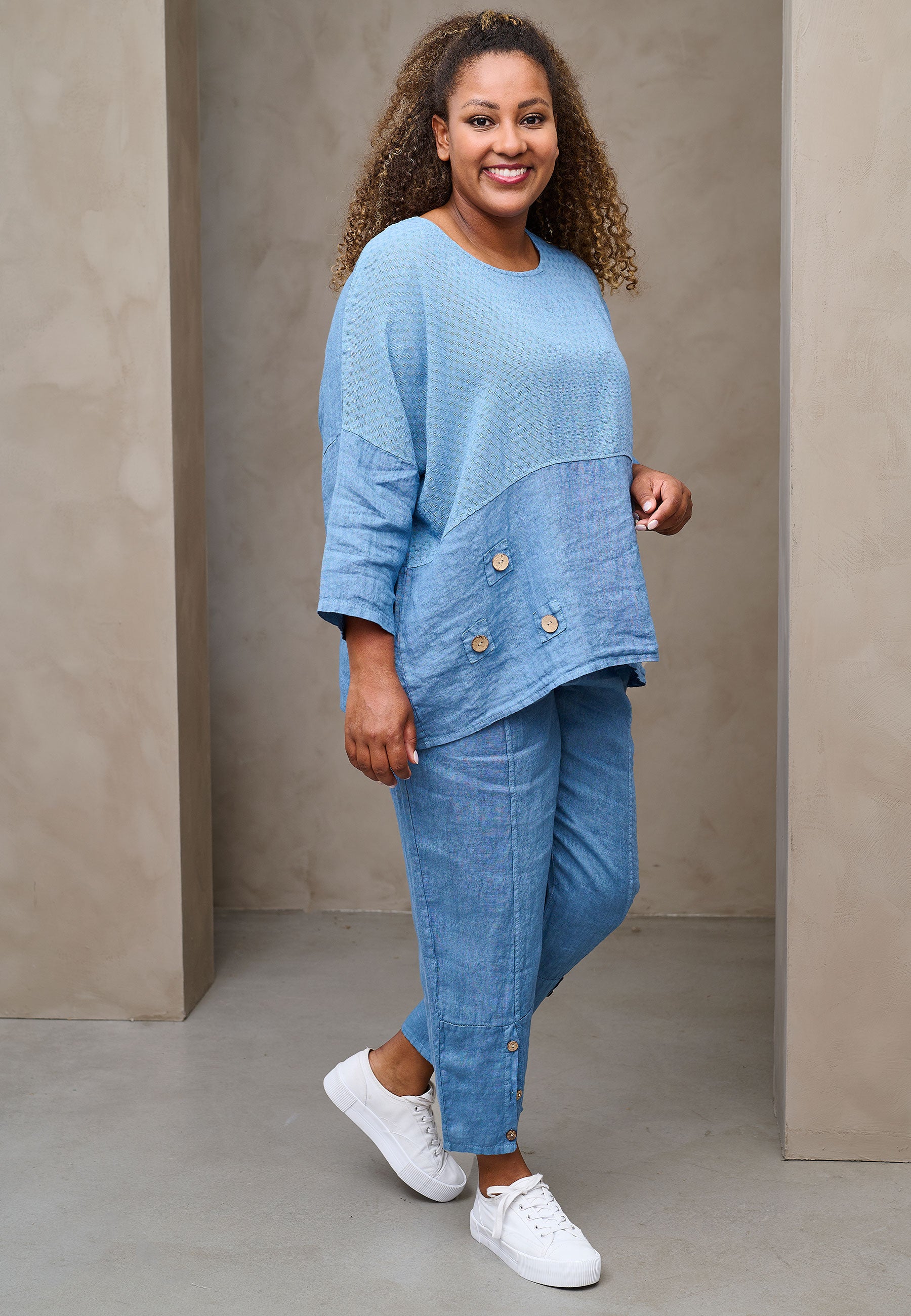 Pont Neuf PNLauren Bluser 5250 Soft Blue
