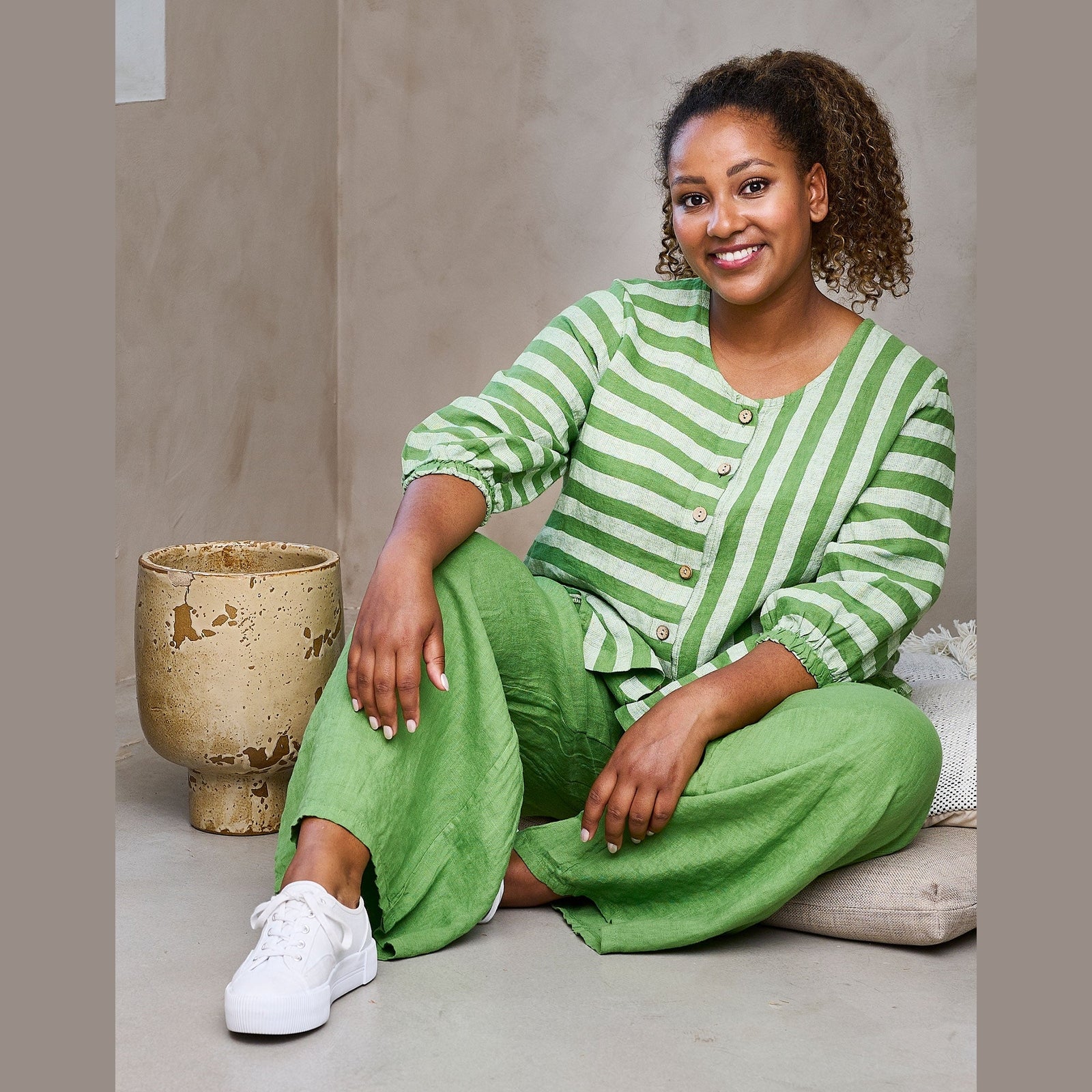 Pont Neuf PNLeolu Bluser 3500 GREEN