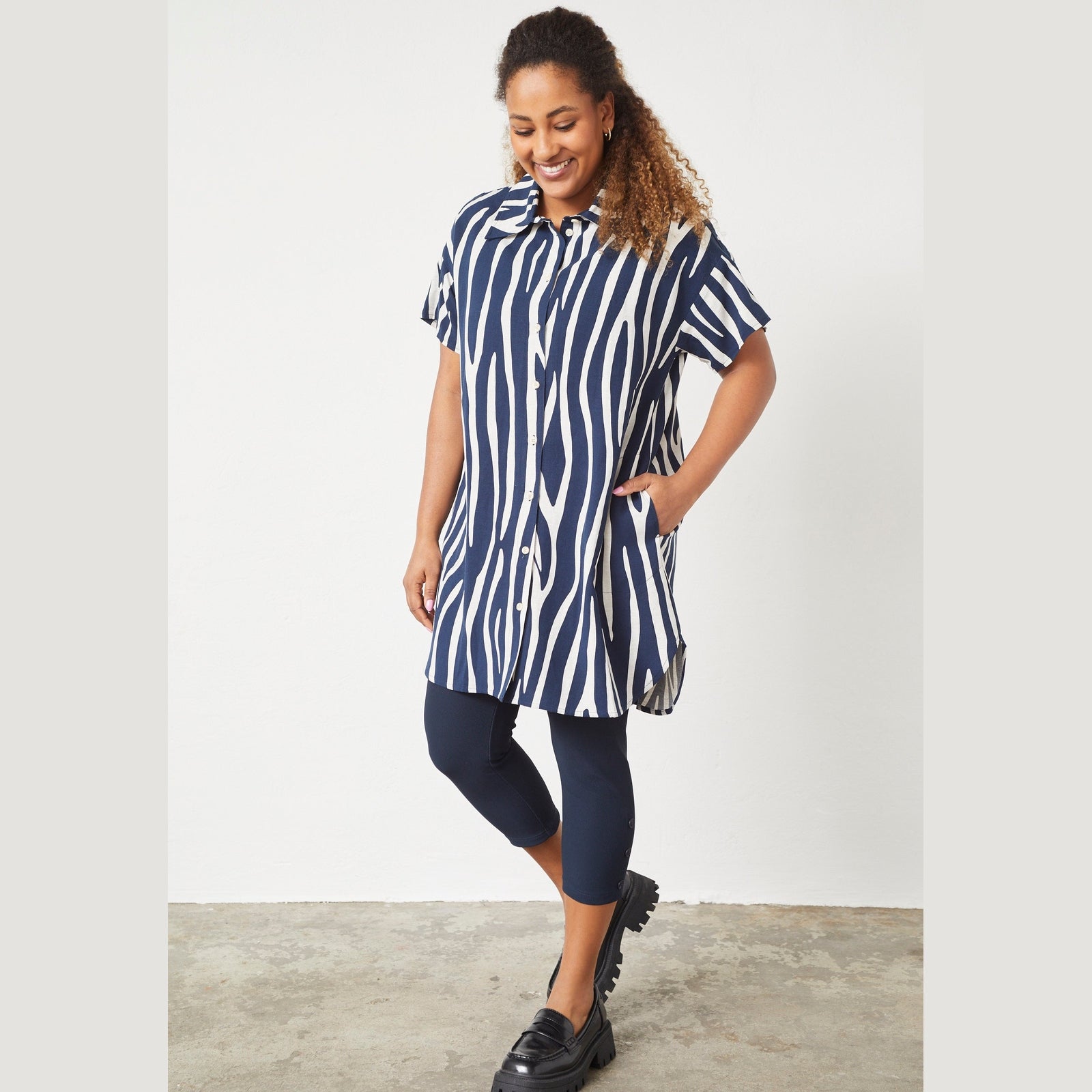 Pont Neuf PNLilli Skjortebluser 5999 NAVY BLUE