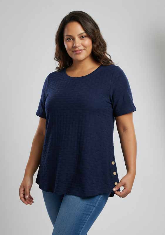 Pont Neuf PNLonika T-Shirt 5999 NAVY BLUE