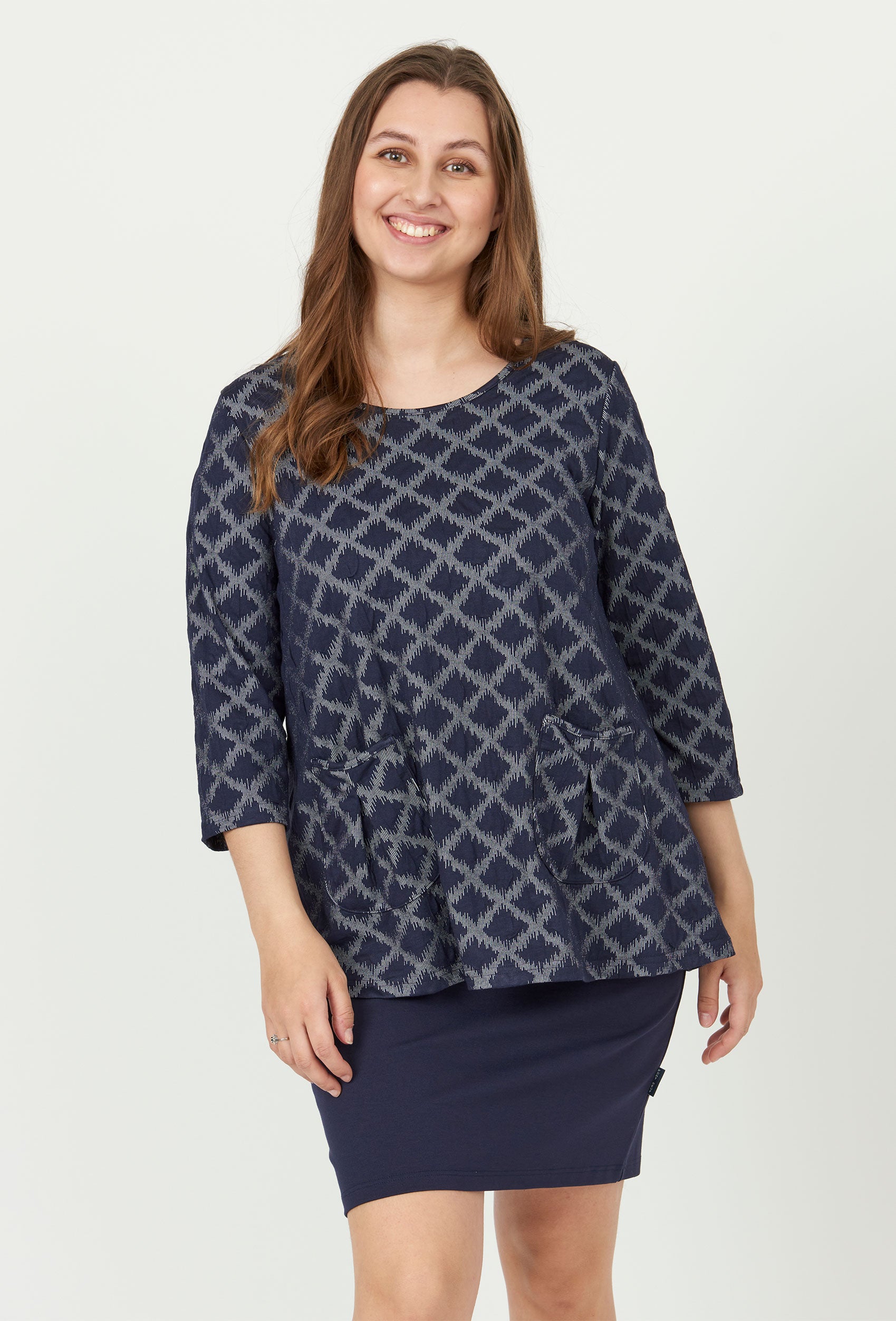 Pont Neuf PNLotte Bluser 520 Navy