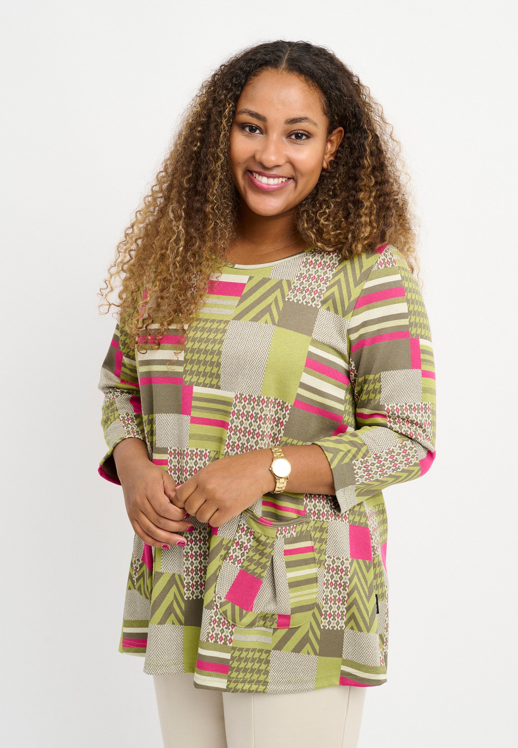 Pont Neuf PNLotte Bluser 3506 Khaki Green