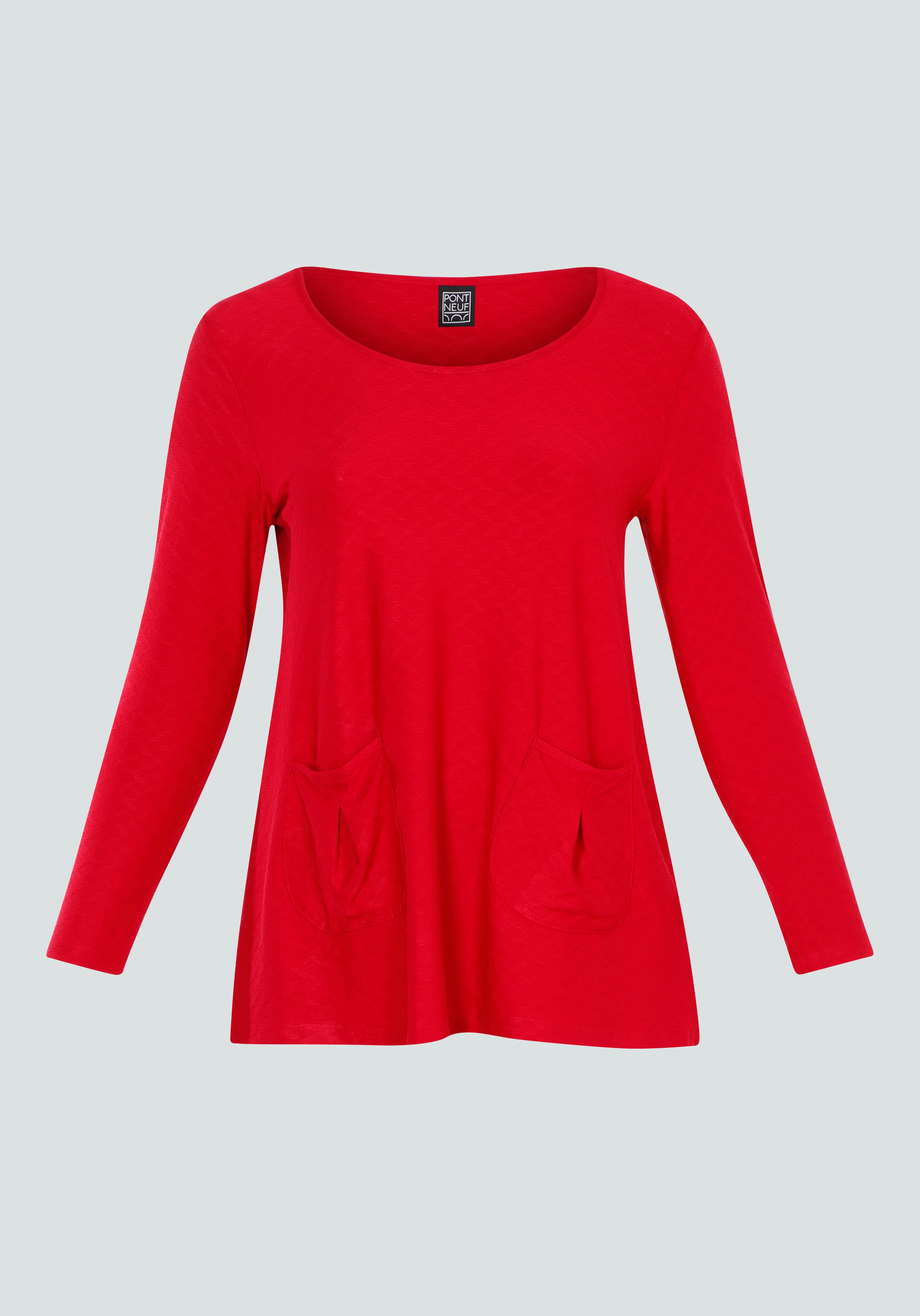 Pont Neuf PNLotte-mie Bluser 354 Warm Red