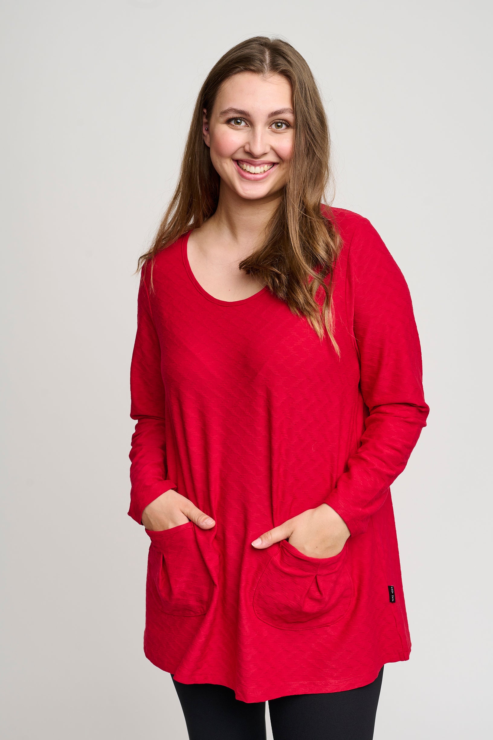 Pont Neuf PNLotte-mie Bluser 354 Warm Red