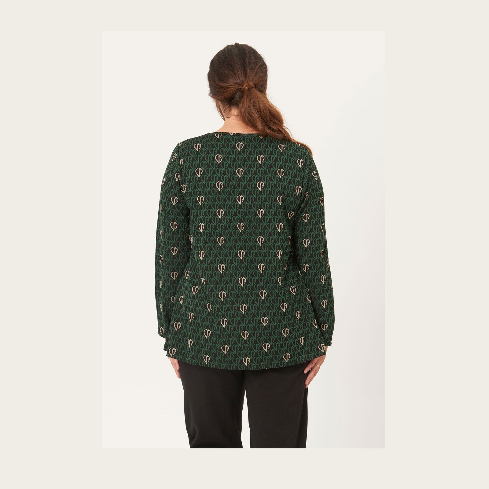 Pont Neuf PNLotte Mie Bluser 621 Pine Green