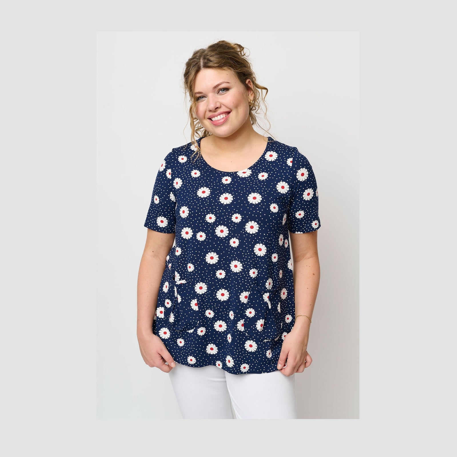Pont Neuf PNLotte Sia Bluser 520 Navy