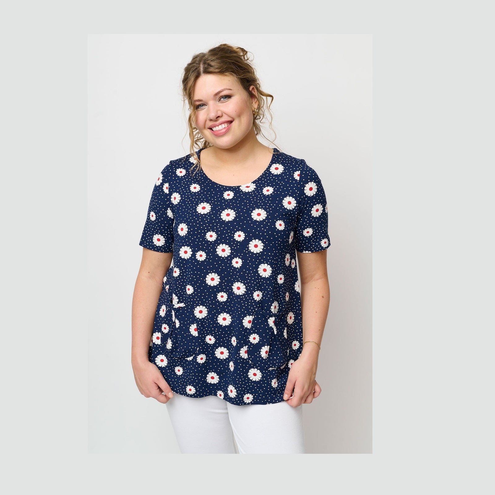 Pont Neuf PNLotte Sia Bluser 520 Navy