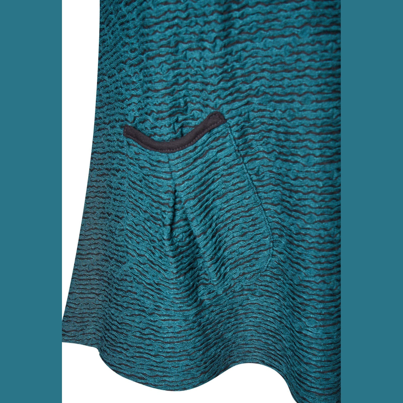 Pont Neuf PNLotte Tea Bluser 5052 Petrol Blue