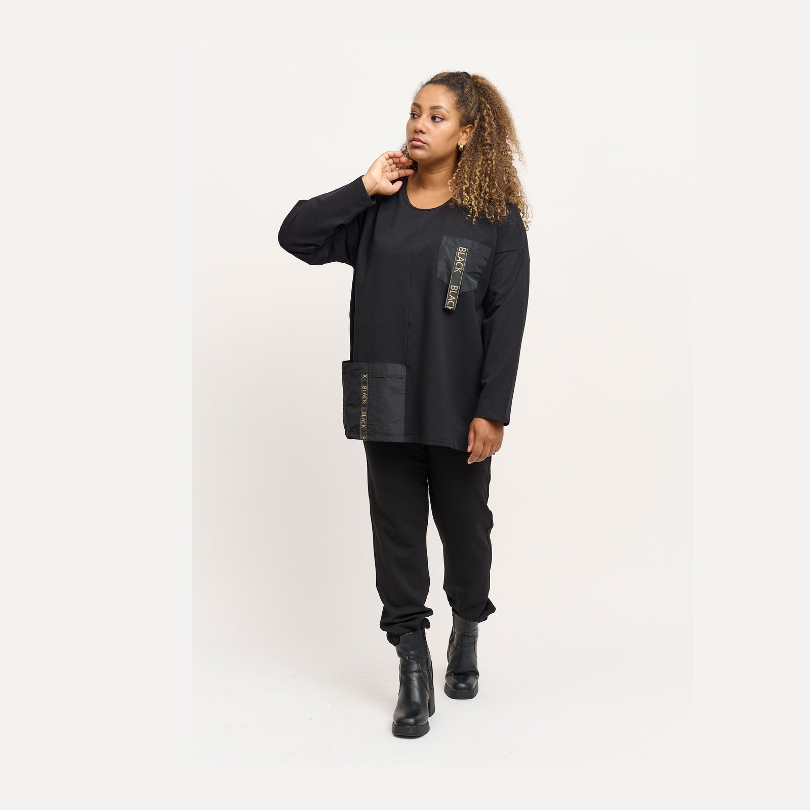 Pont Neuf PNLova Bukser 999 Black