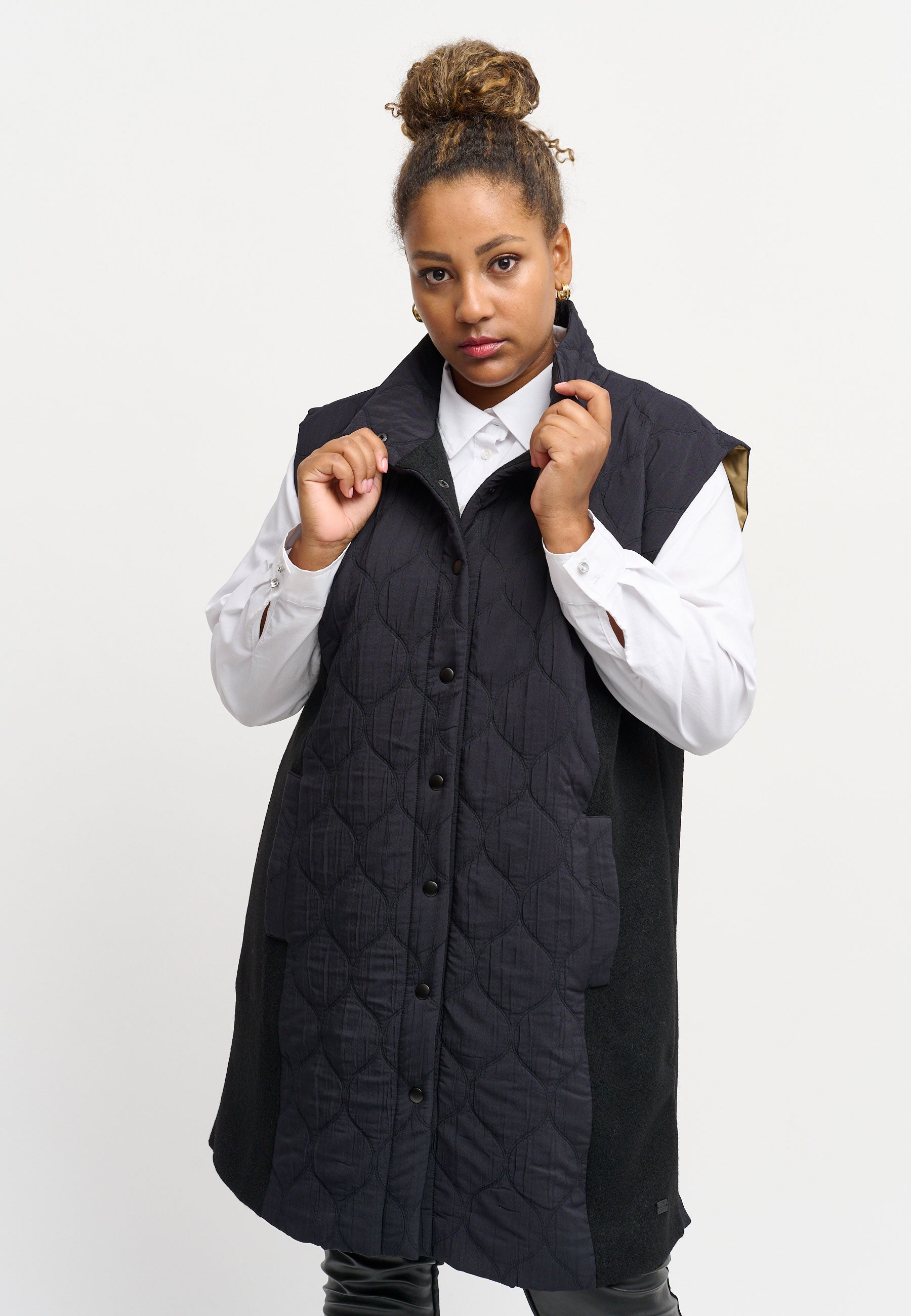 Pont Neuf PNLuca Veste 999 Black