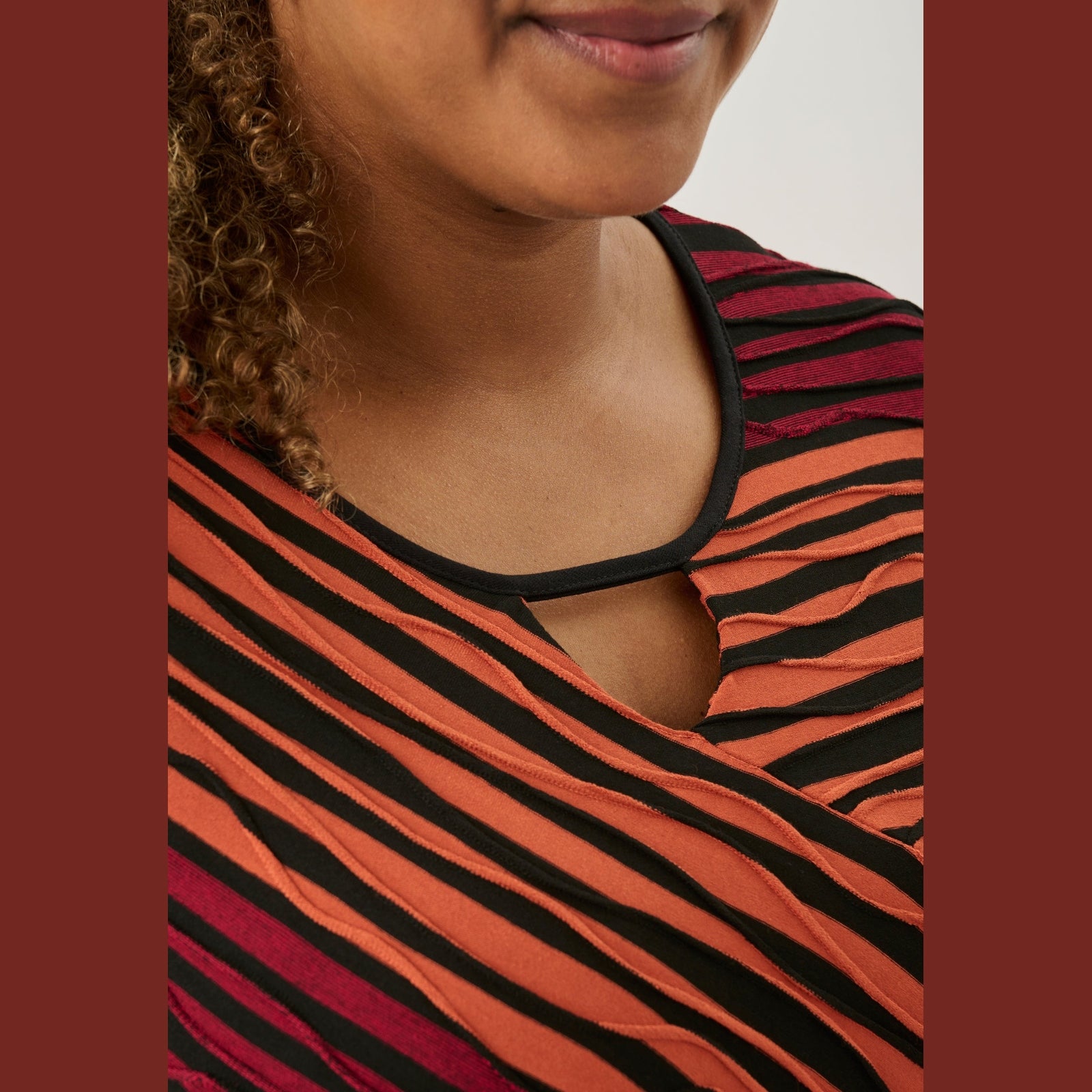 Pont Neuf PNMagrethe Bluser 2354 Warm Red